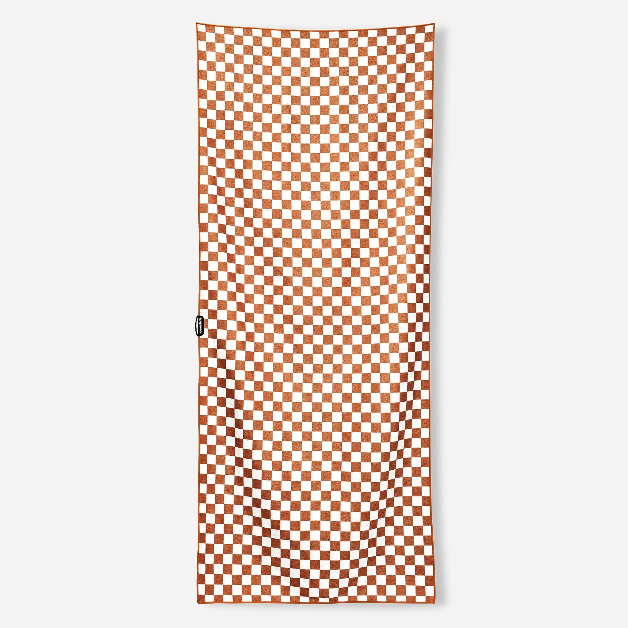 Checkered Beach Towel - Original Towel Check Coconut – Nomadix
