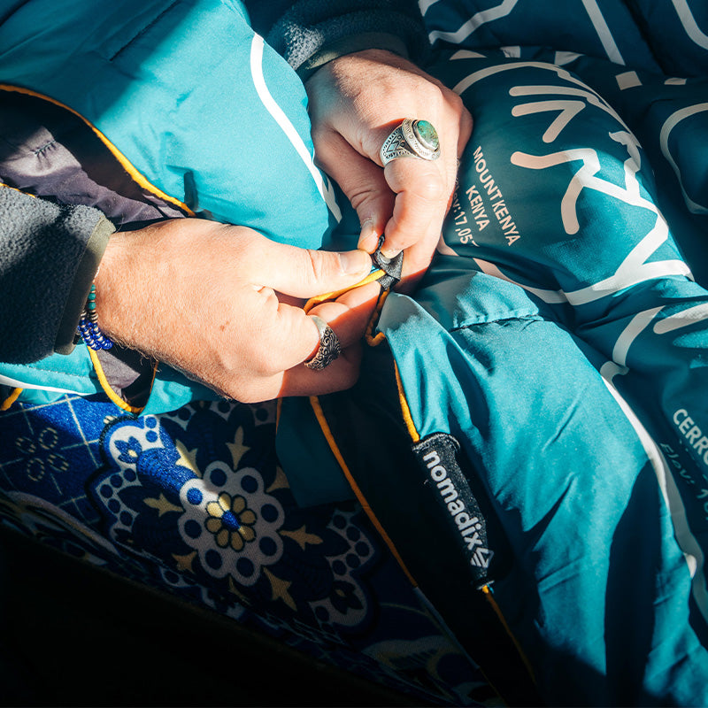 Graphene Puffer Blanket | 2-in-1 Insulated Camp Blanket – Nomadix