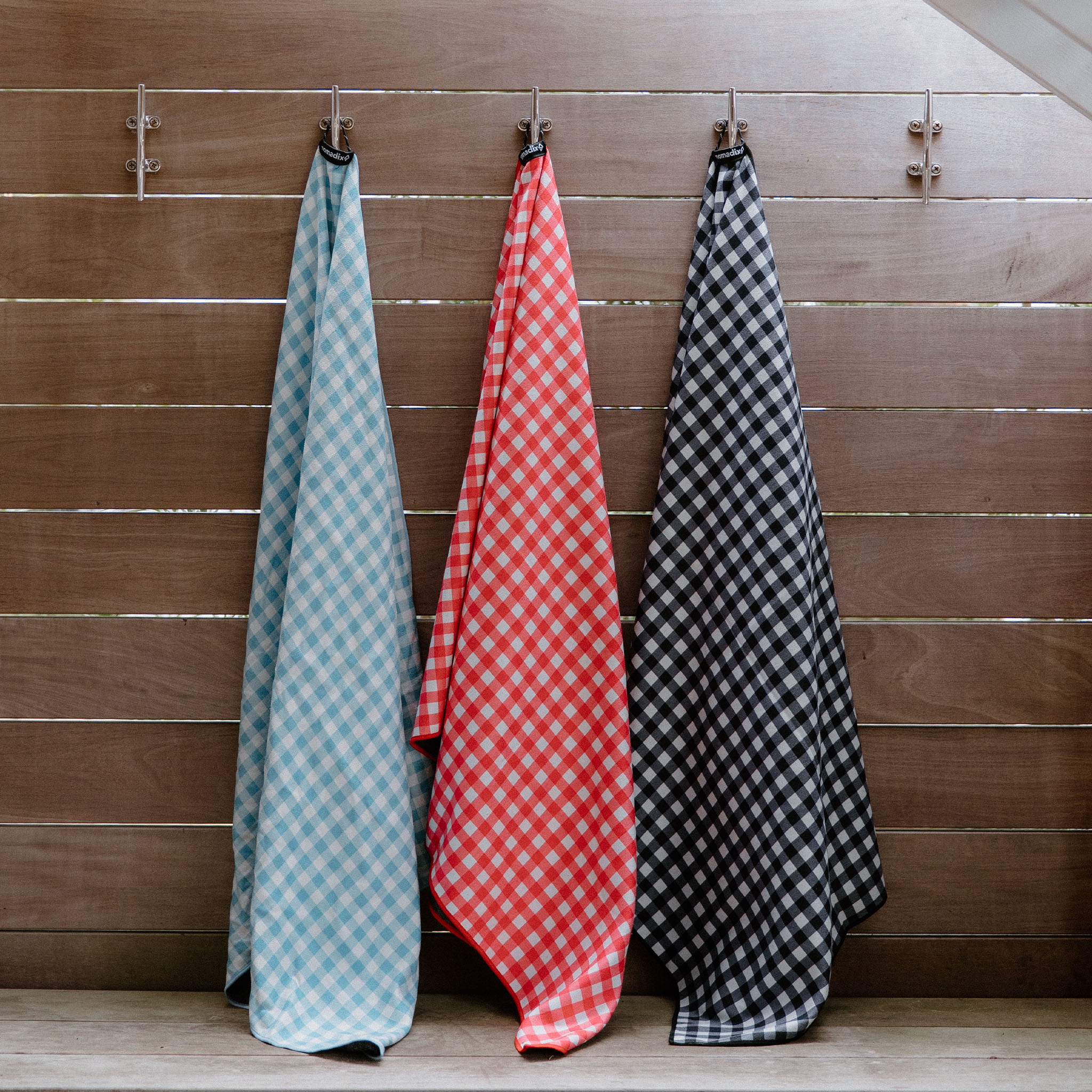 3 - Pack Gingham Multi Original Towel Bundle - Nomadix