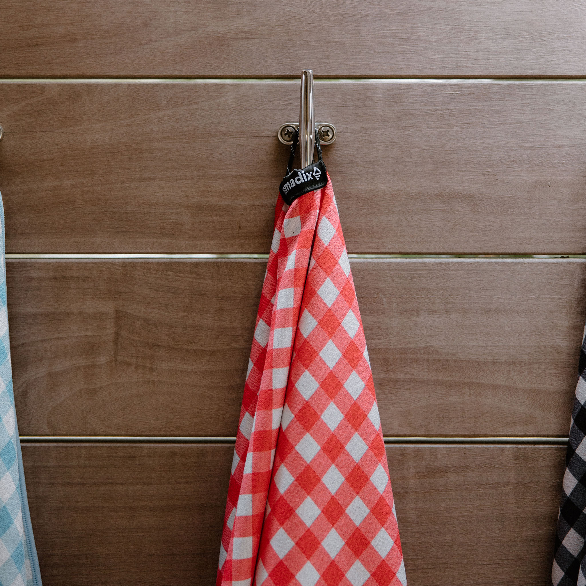 4 - Pack Gingham Red Original Towel Bundle - Nomadix