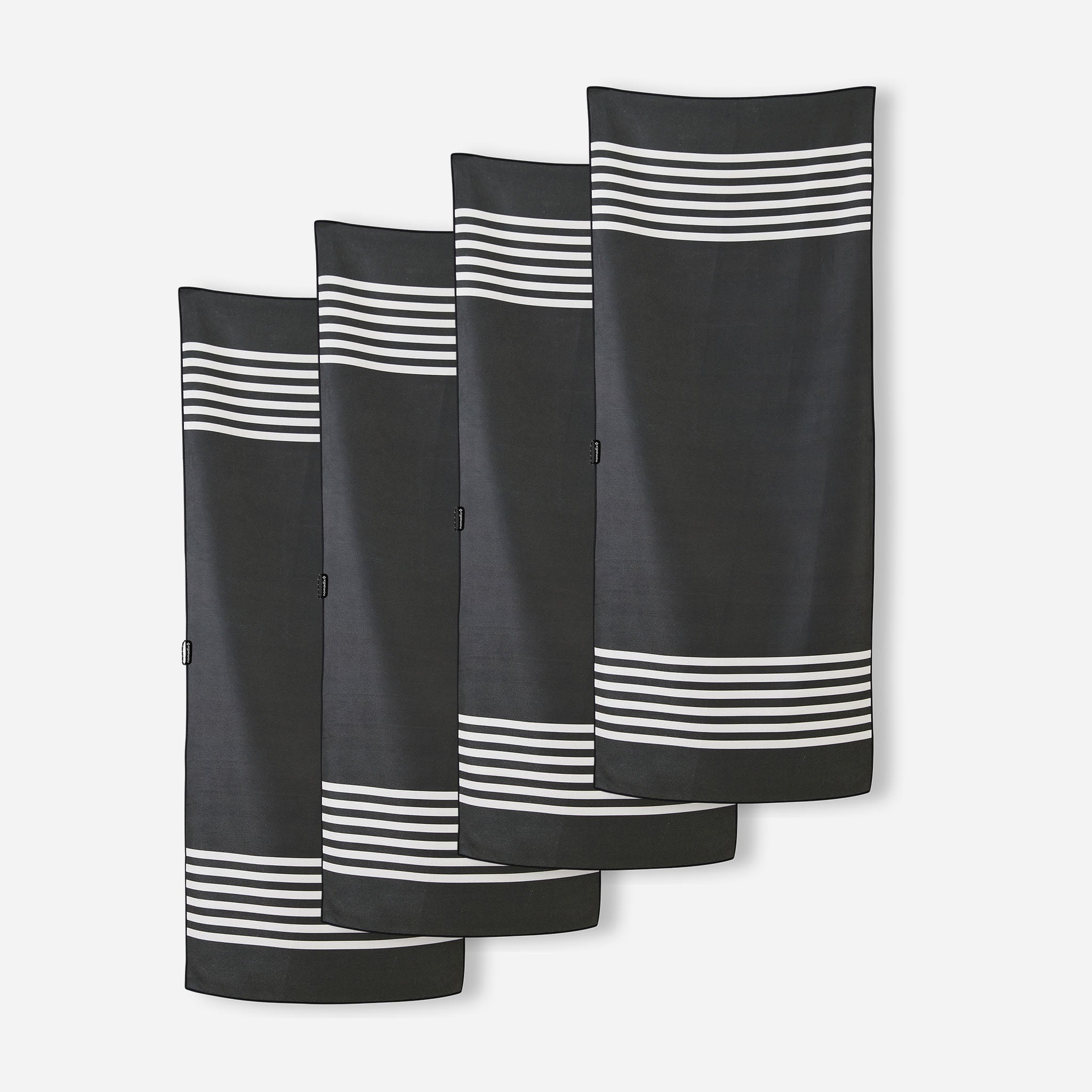 4 - Pack Poolside Black Original Towel Bundle - Nomadix