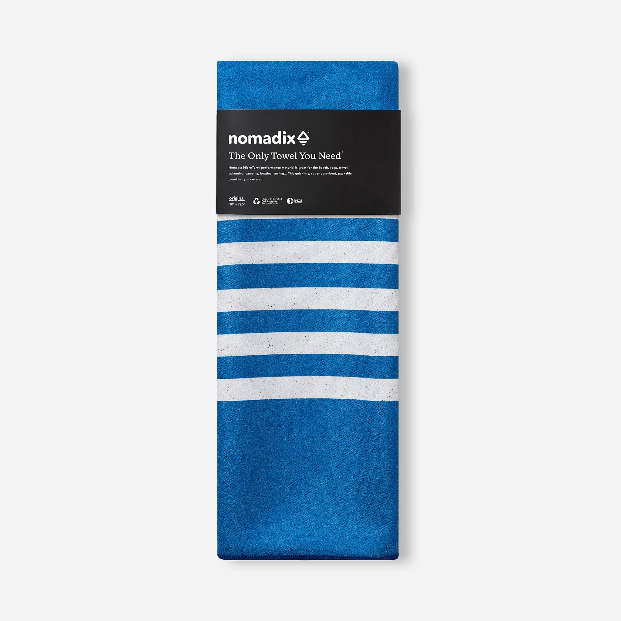 Poolside Navy Blue & White Original Towel for Beach & Travel – Nomadix