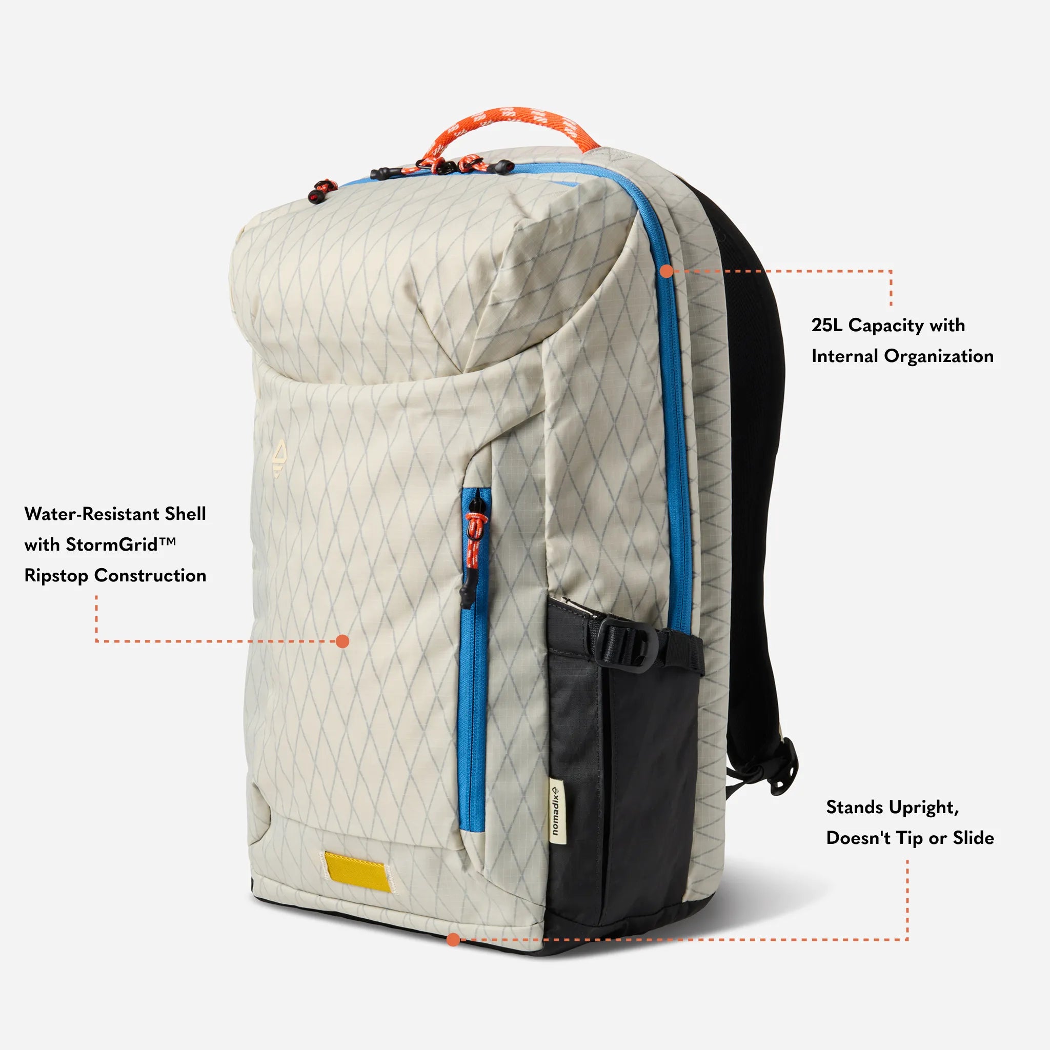 DayTripper Backpack: Driftwood Off-White