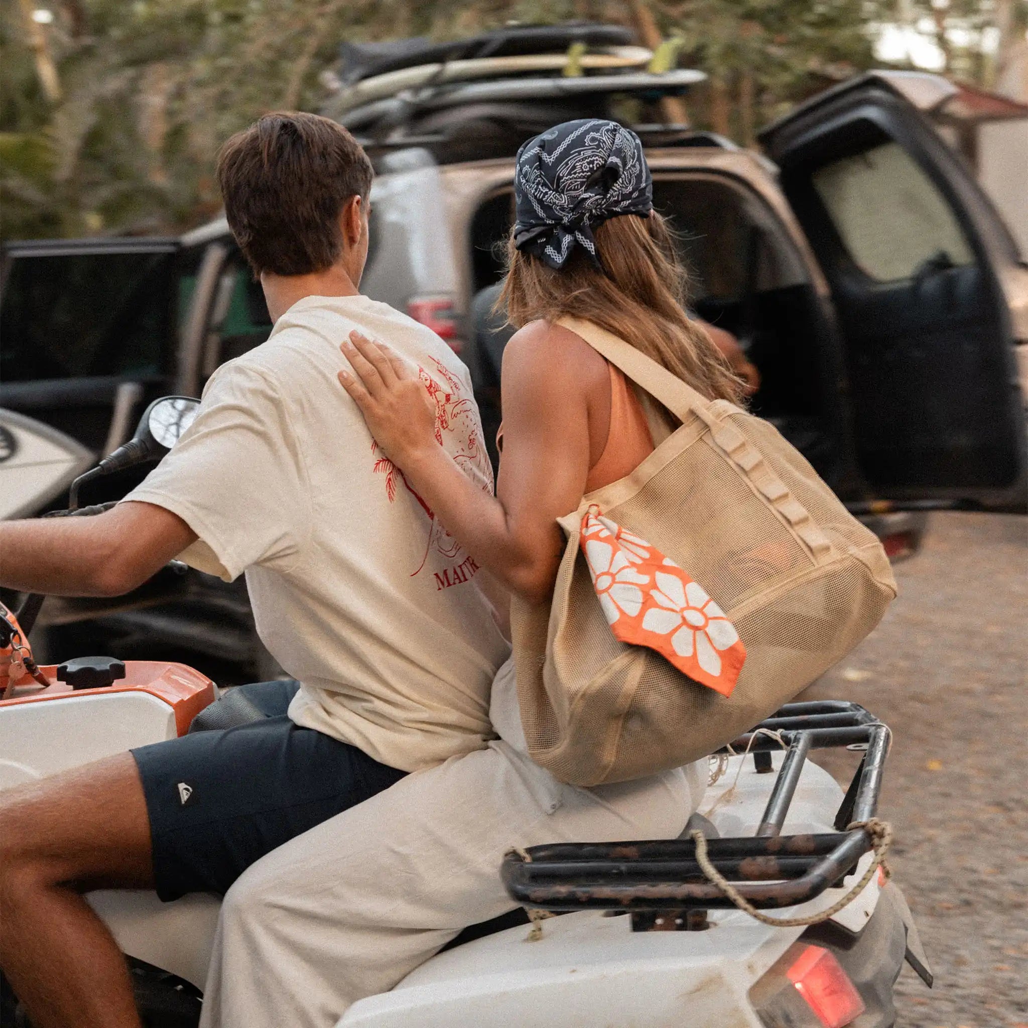 Bandana Towel: Paisley Black