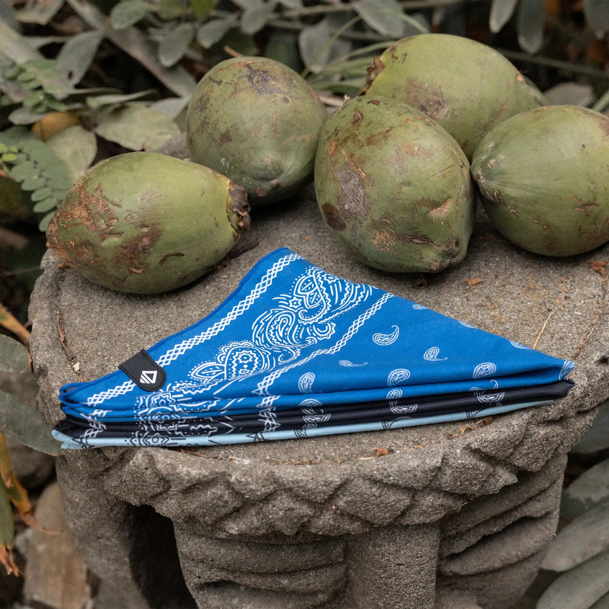 Bandana Towel: Paisley Stellar Blue – Nomadix