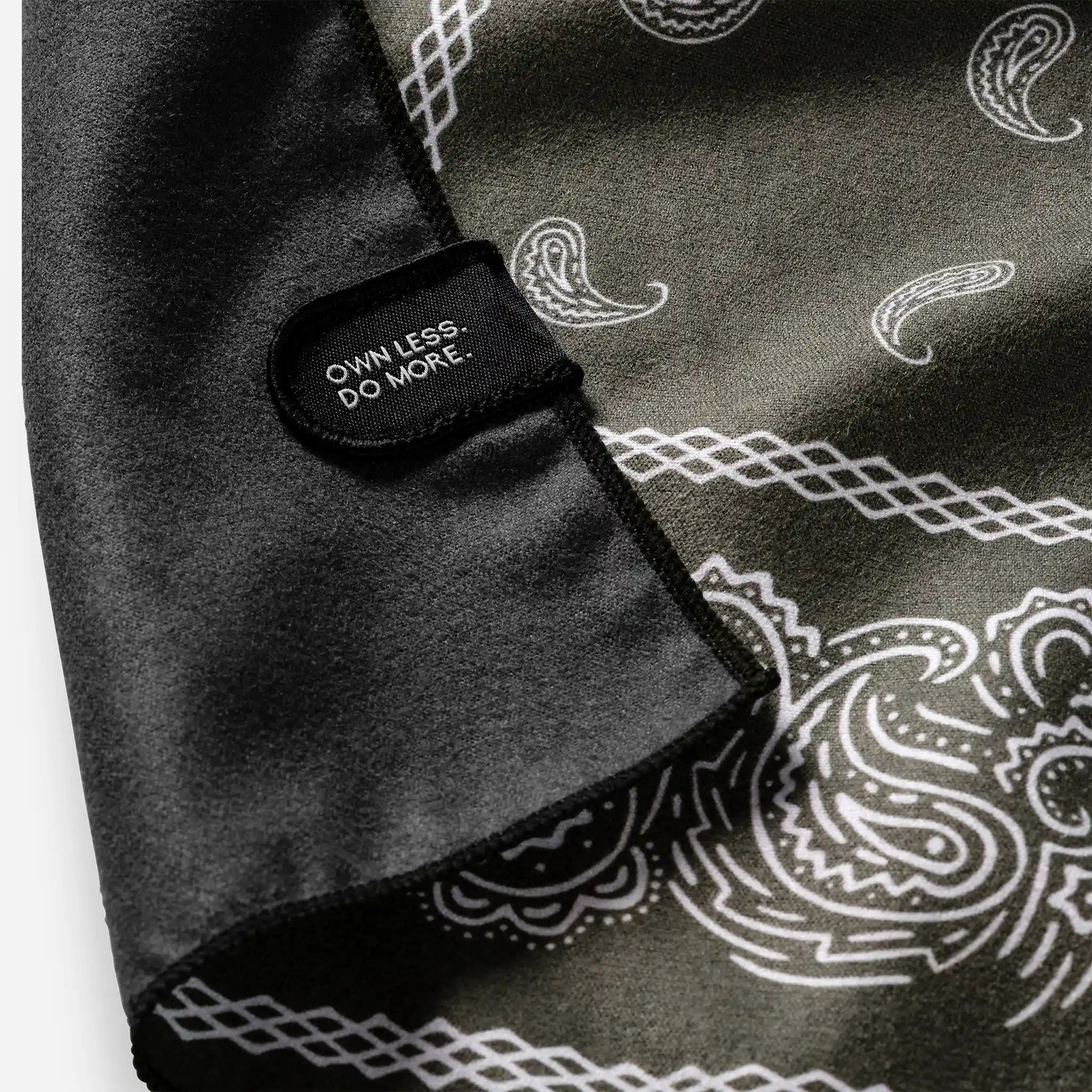 Bandana Towel: Paisley Forest Green – Nomadix