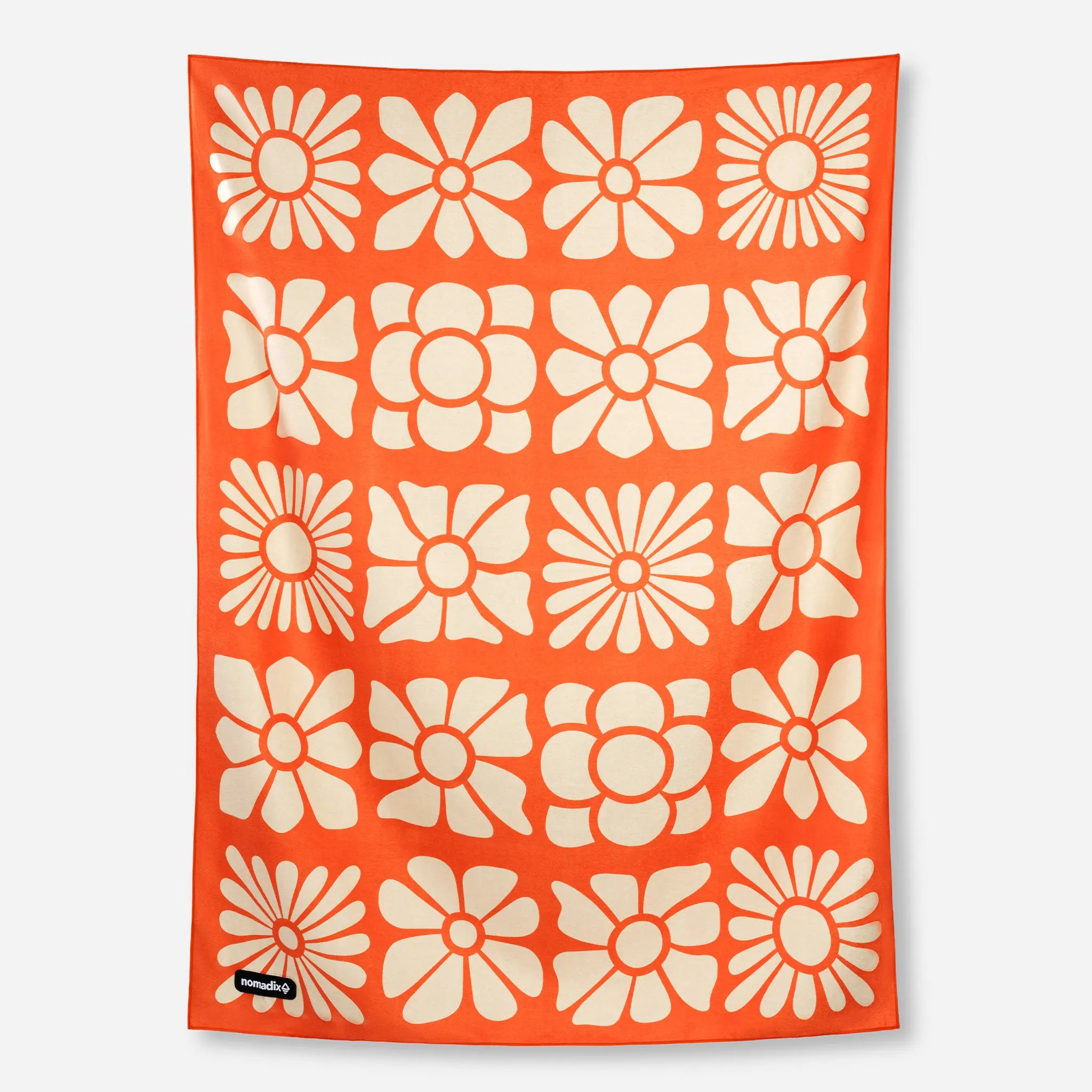 Blanket Towel: Big Flowers Expedition Orange – Nomadix