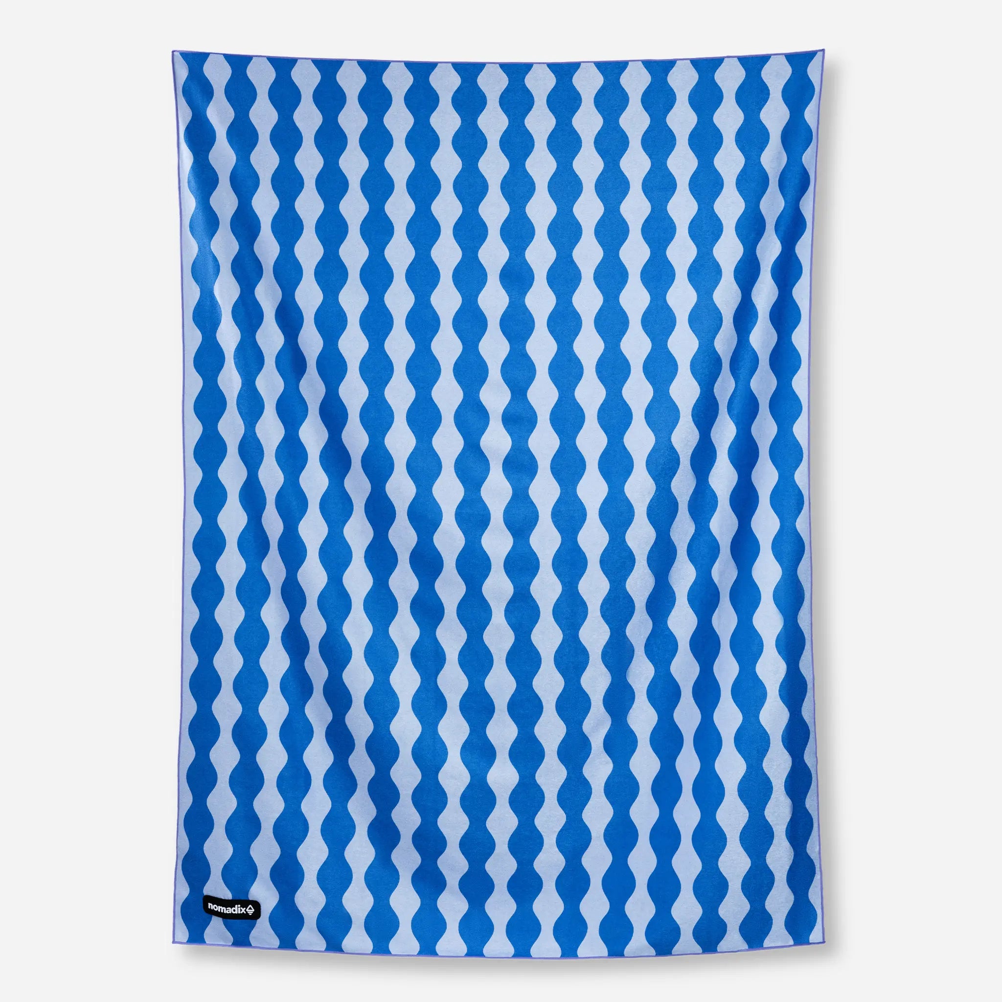 Slack Tide Coastal Blue Blanket Towel | Large Beach Blanket Towel