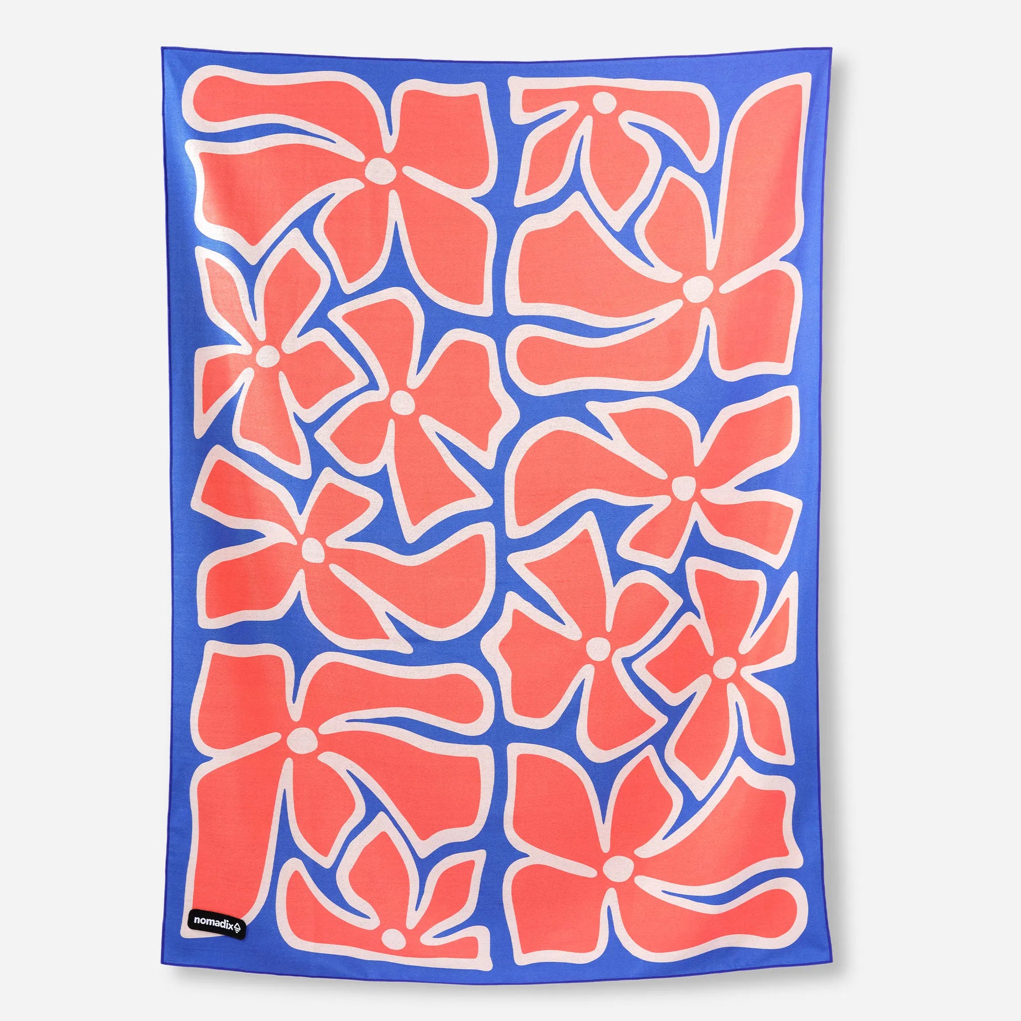 Blanket Towel: Wild Flowers Stellar Blue Red – Nomadix