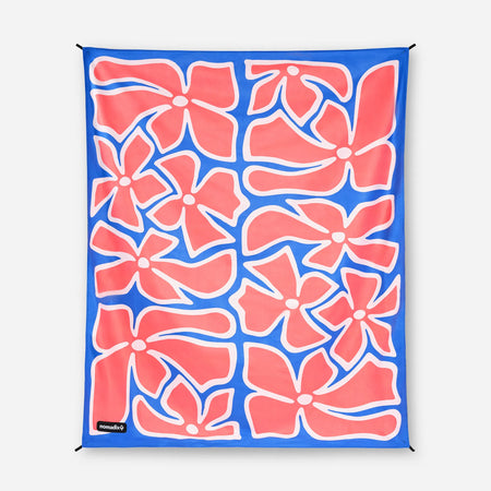 Festival Blanket: Wild Flowers Stellar Blue Red – Nomadix
