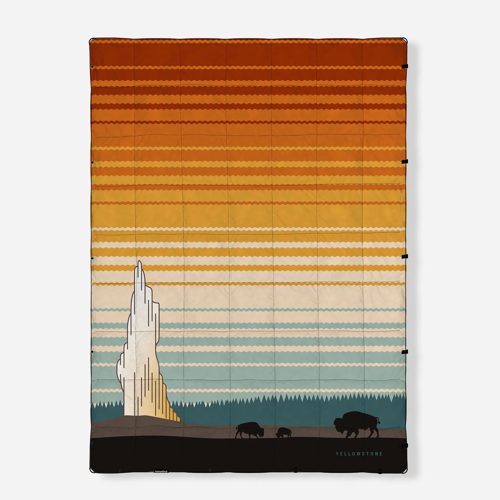 Graphene Puffer Blanket: Yellowstone
