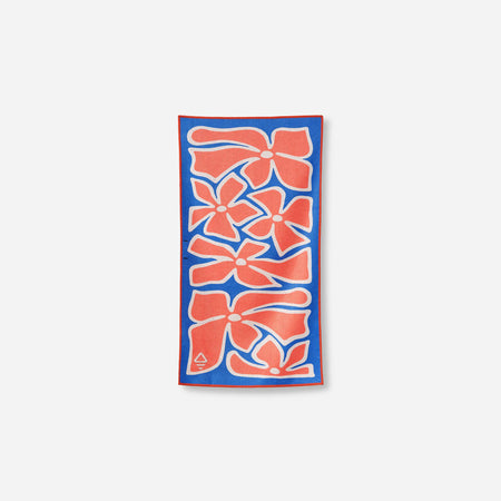 Hand Towel: Wild Flowers Stellar Blue Red – Nomadix