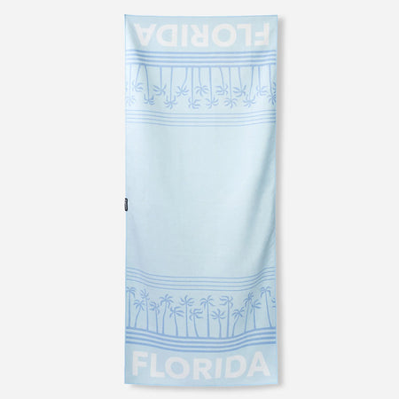 Original Towel: Florida Palms Coastal Blue – Nomadix