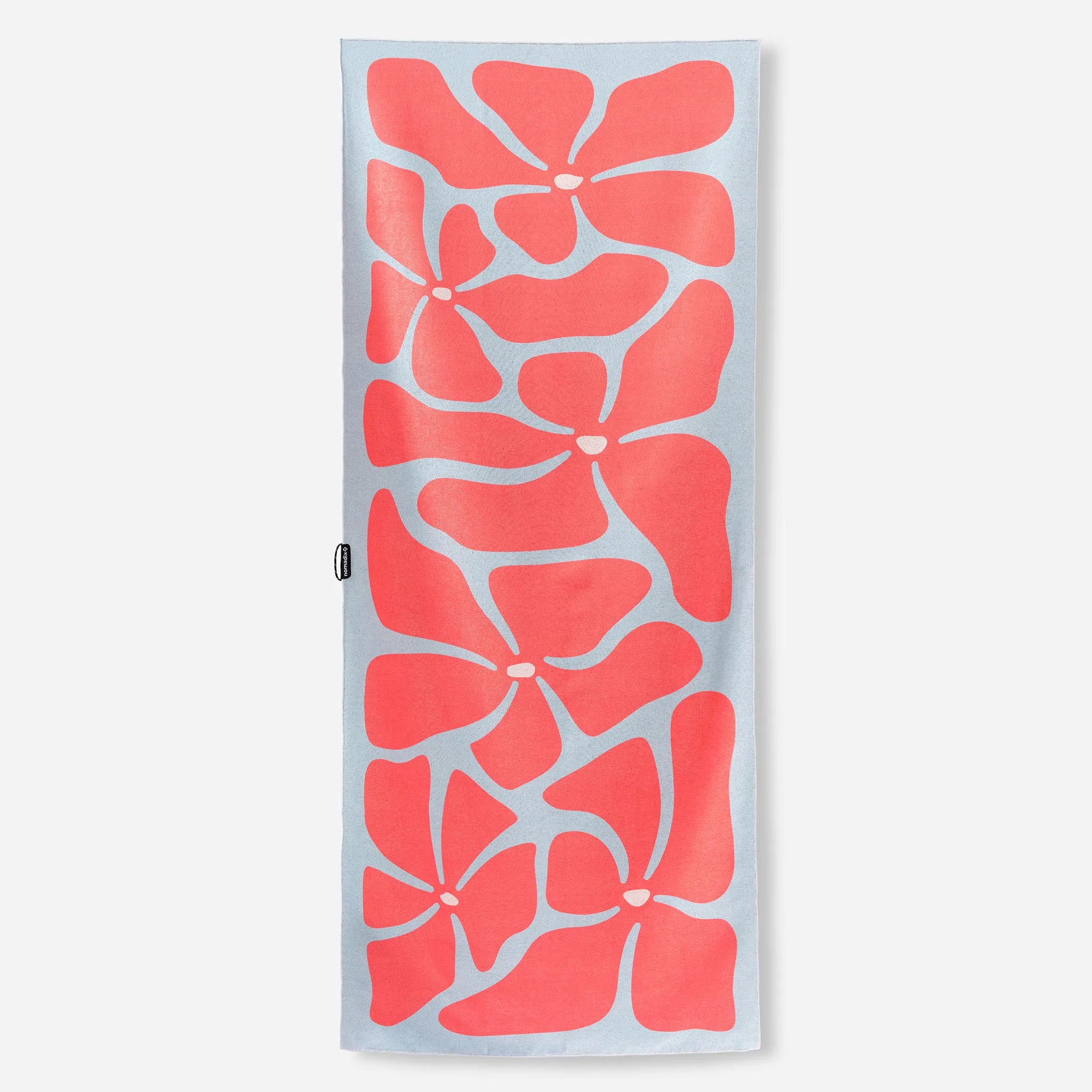 Original Towel: Happy Flowers Warm Blue Red – Nomadix