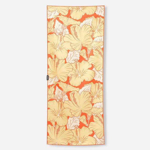 Original Towel: Hibiscus Expedition Orange – Nomadix