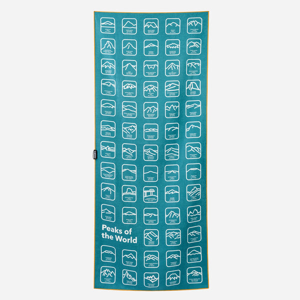 Original Towel: Peaks of the World Teal Ocean – Nomadix