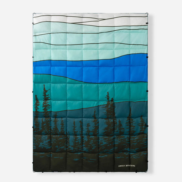 DESCENDANT BLANKET NOMADIX ブランケット Graphene Puffer Blanket: Smoky Mountain – Nomadix