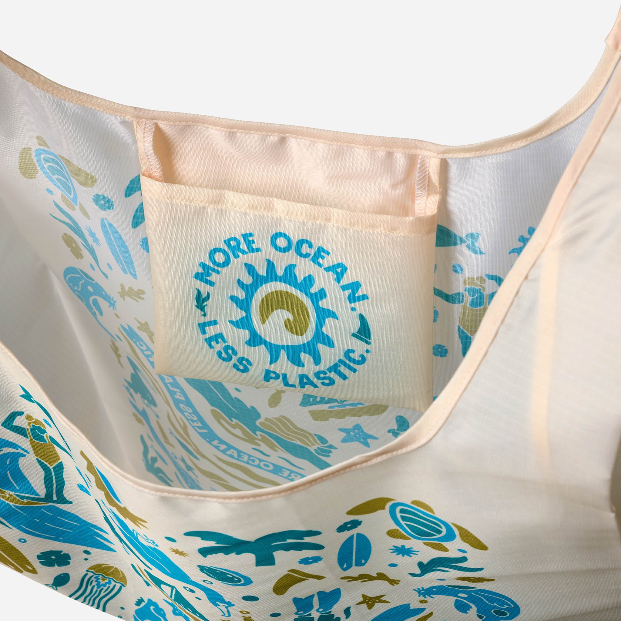 Pocket Tote: Nomadix x 5 Gyres: Coastal Gathering