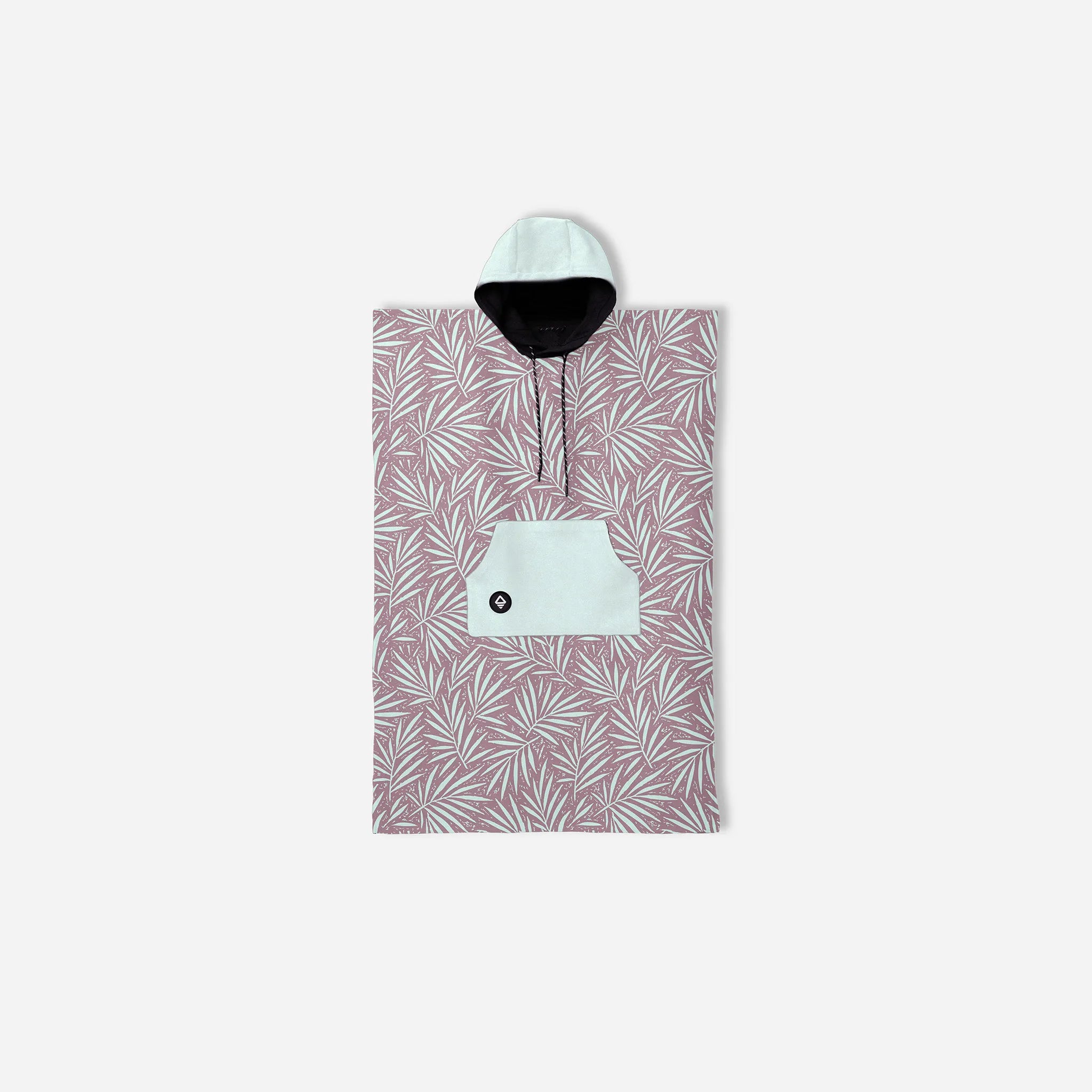 Kids Changing Poncho: Heritage Palm Warm Blue Earth – Nomadix