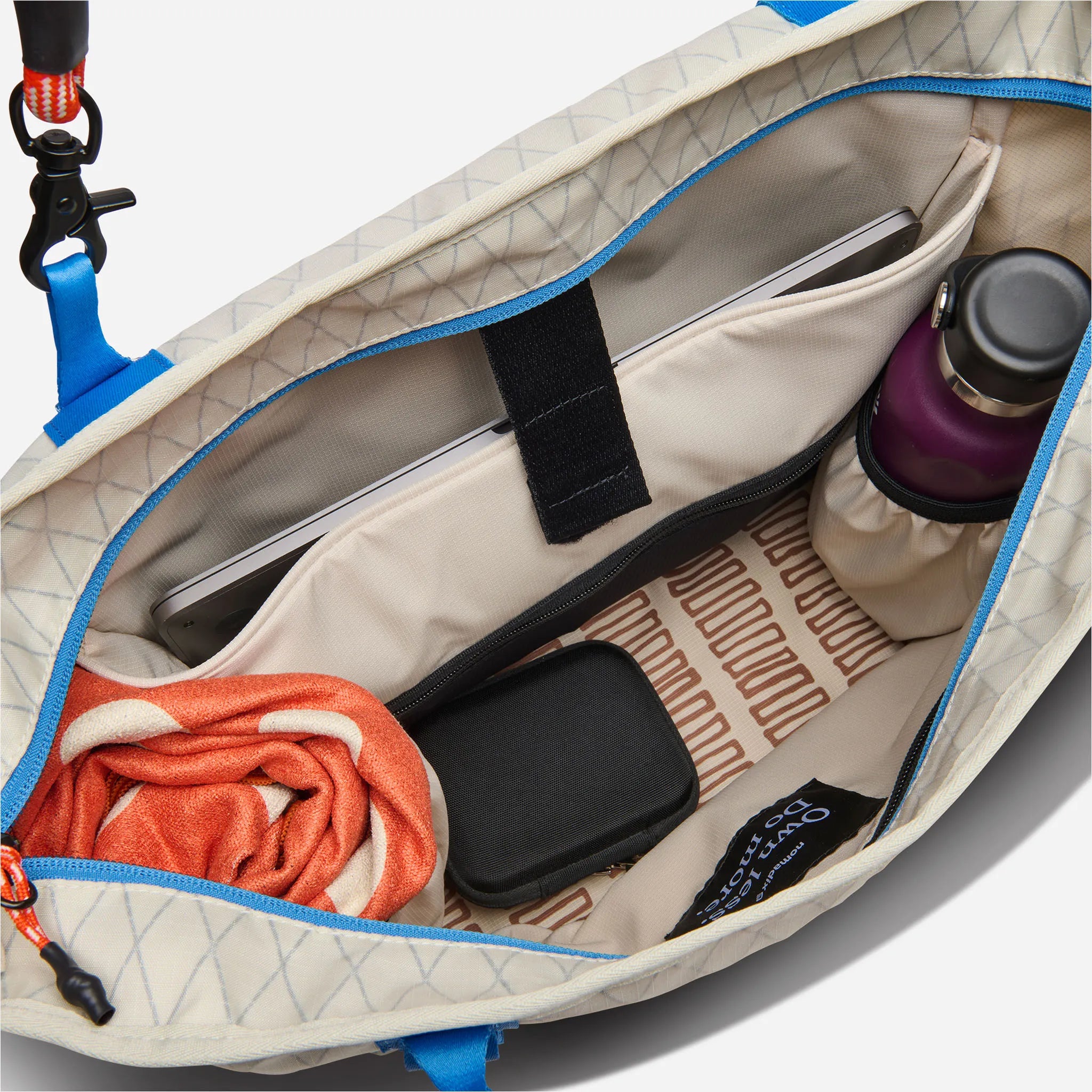 DayTripper Tote: Driftwood Off-White