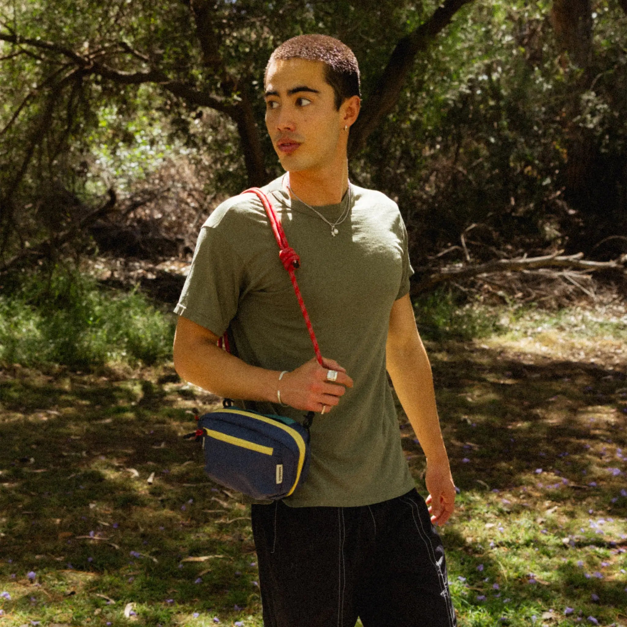 Traveler Tech Sling: Deep Seas Blue