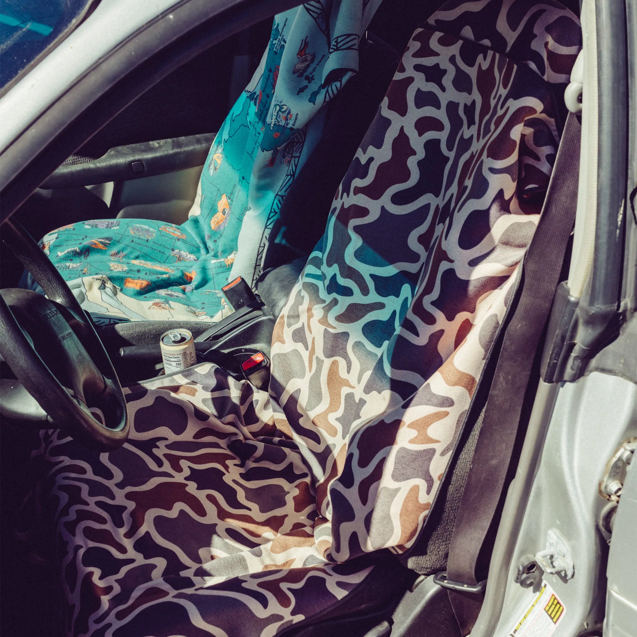 Car Seat Cover Towel: Duck Camo Bush