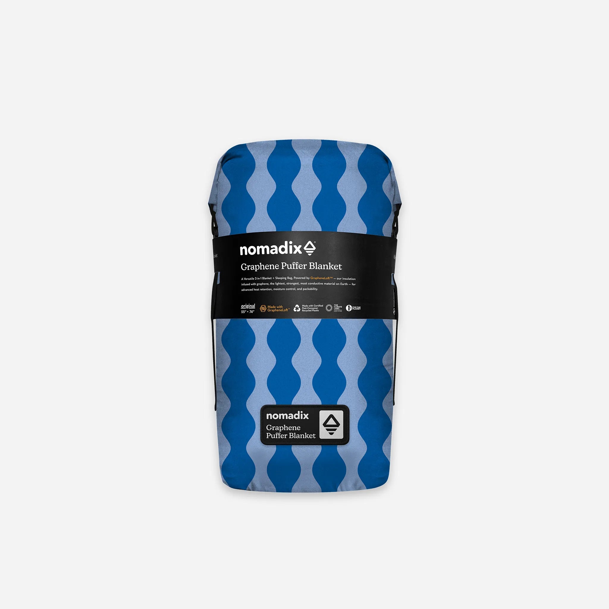 Graphene Puffer Blanket: Slack Tide Coastal Blue – Nomadix