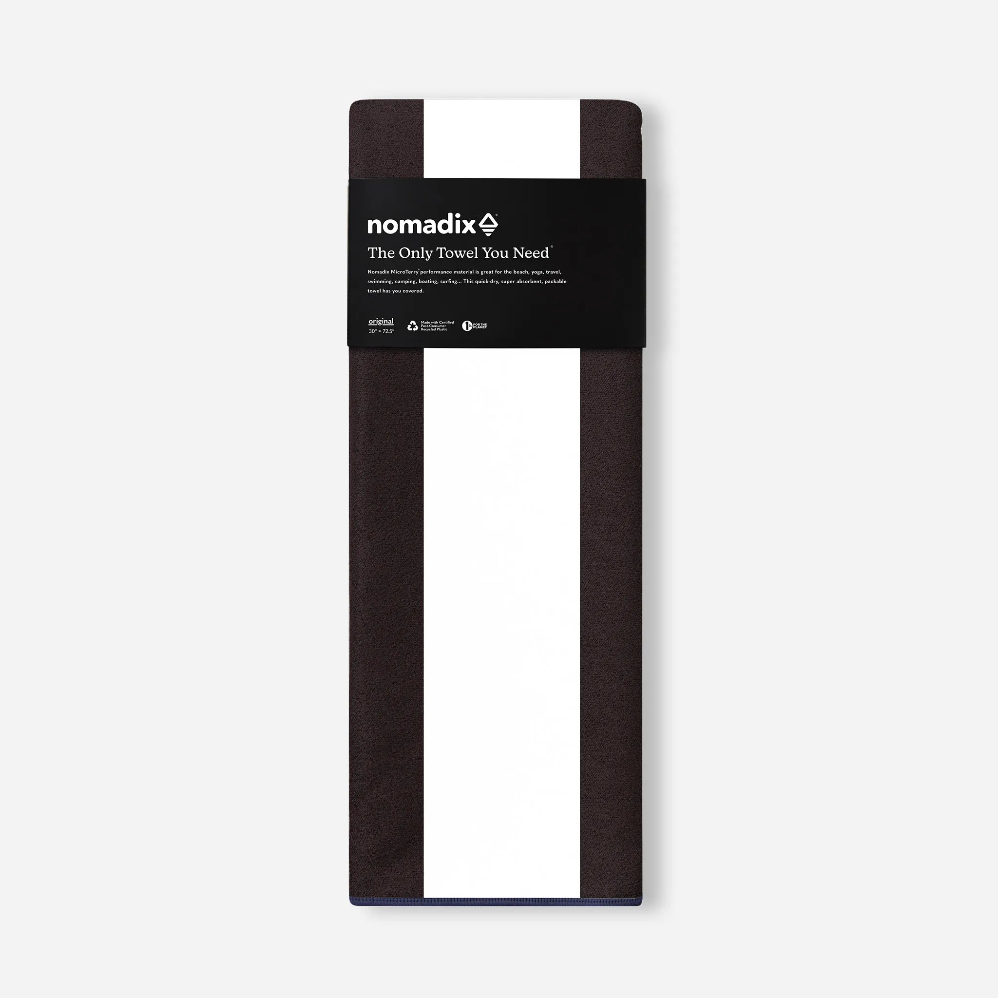 Original Towel: Classic Cabana Black
