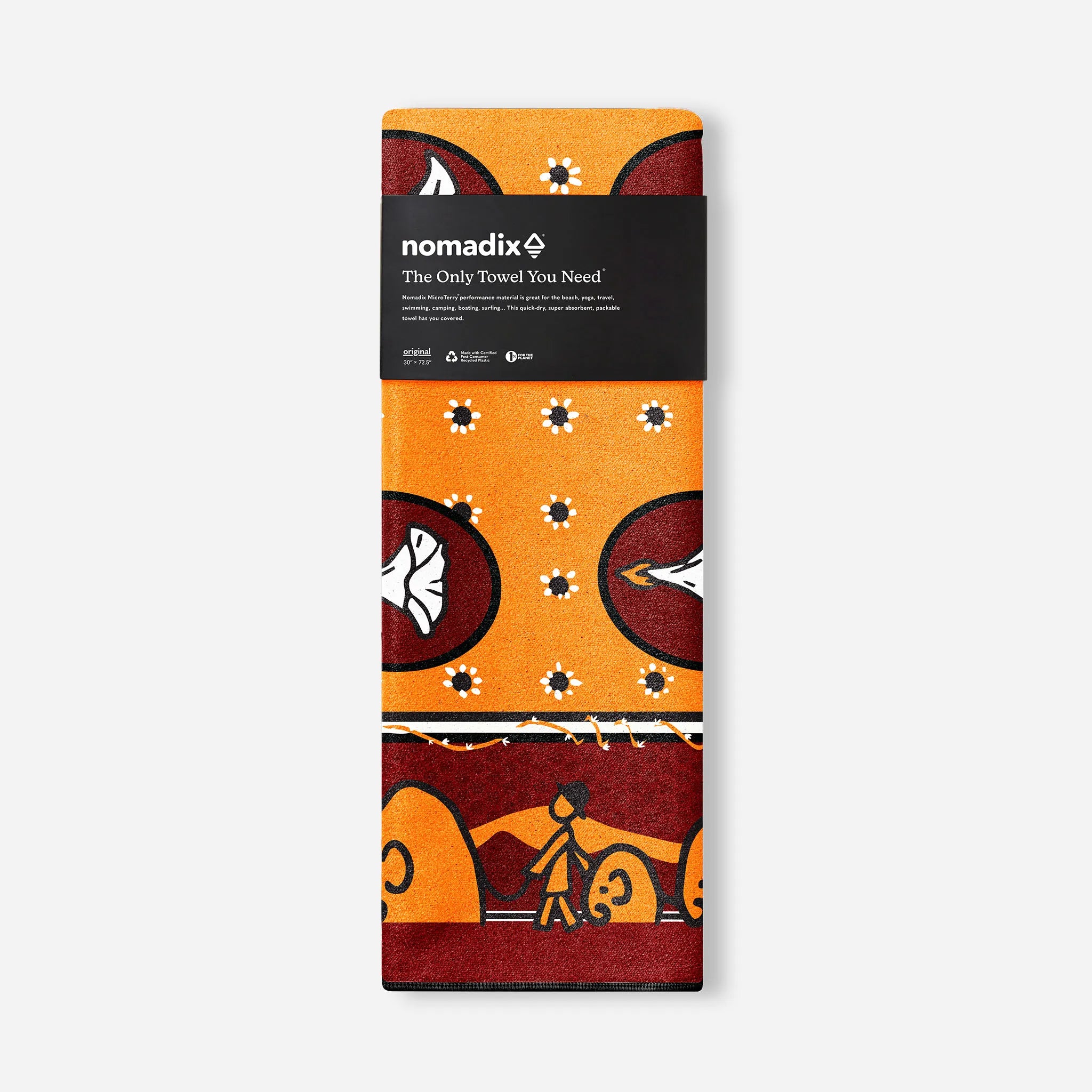 Original Towel: Nomadix X Sarara: Morning Glory Scarlet