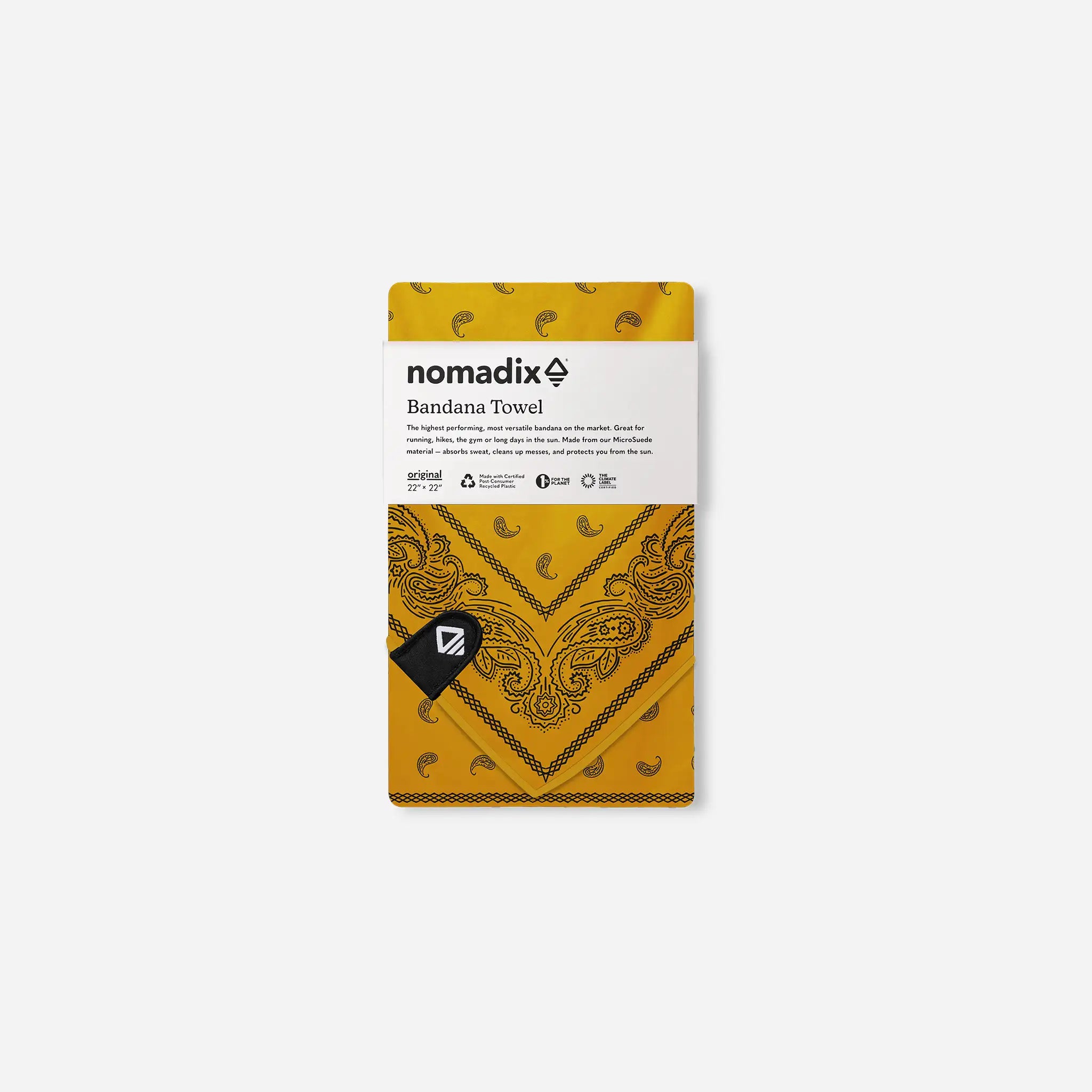 Bandana Towel: Paisley Amber Sun – Nomadix Bandana Towel: Paisley Amber Sun – Nomadix