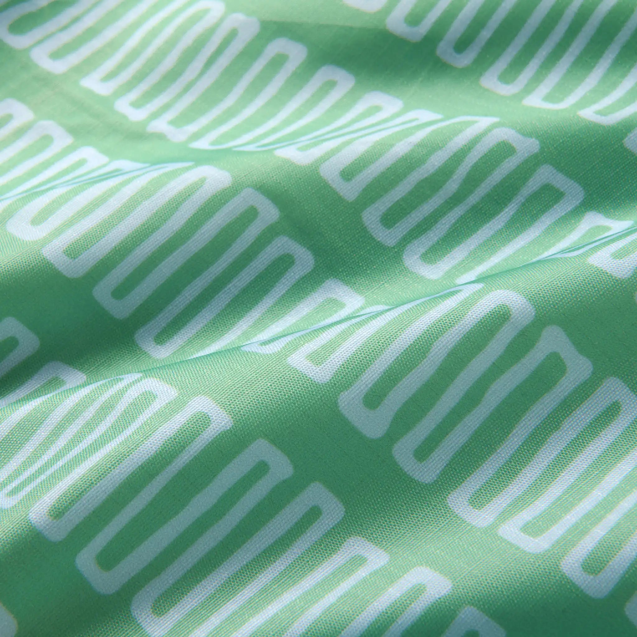 Pocket Tote: Switchback Seafoam Green