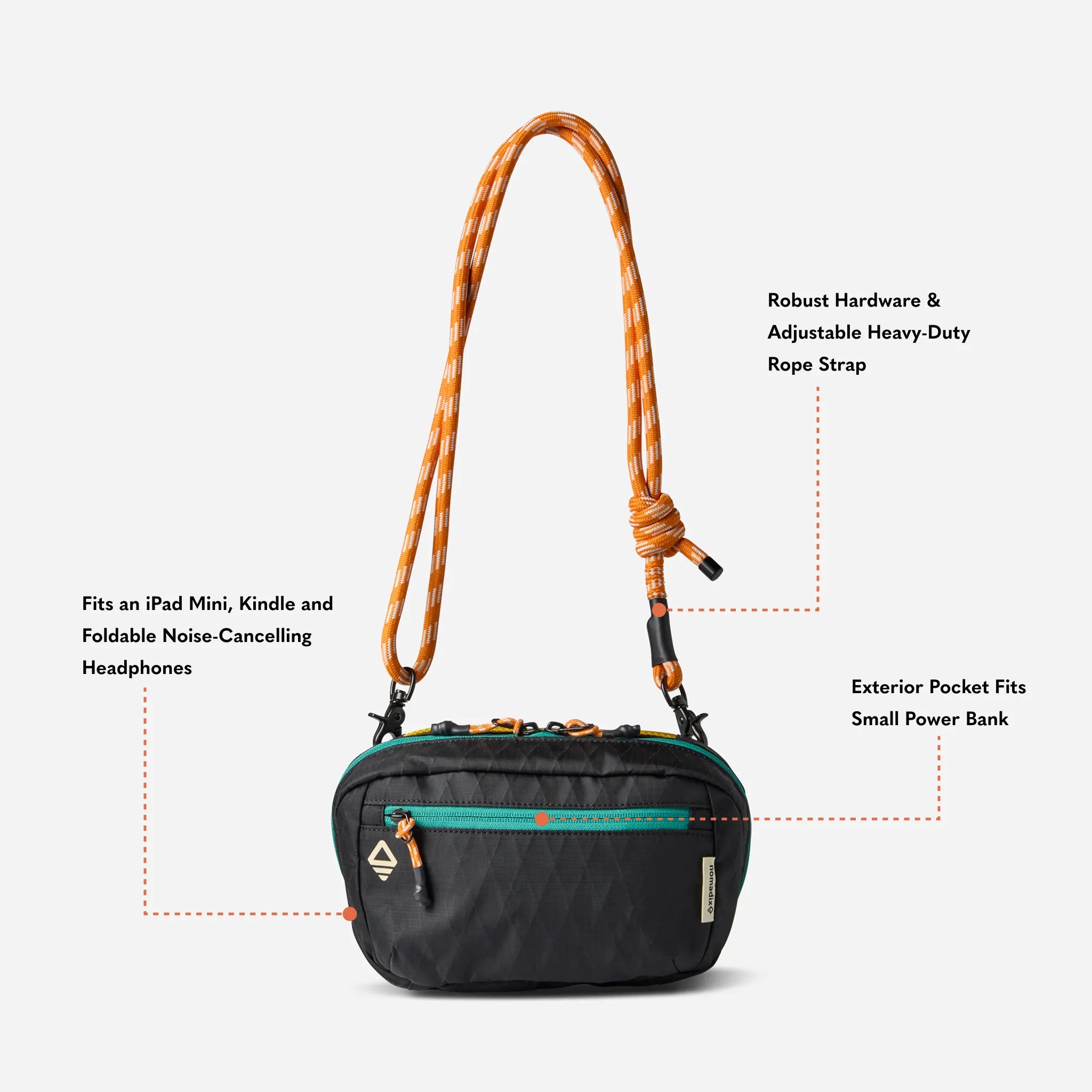 Traveler Tech Sling: Raven Black
