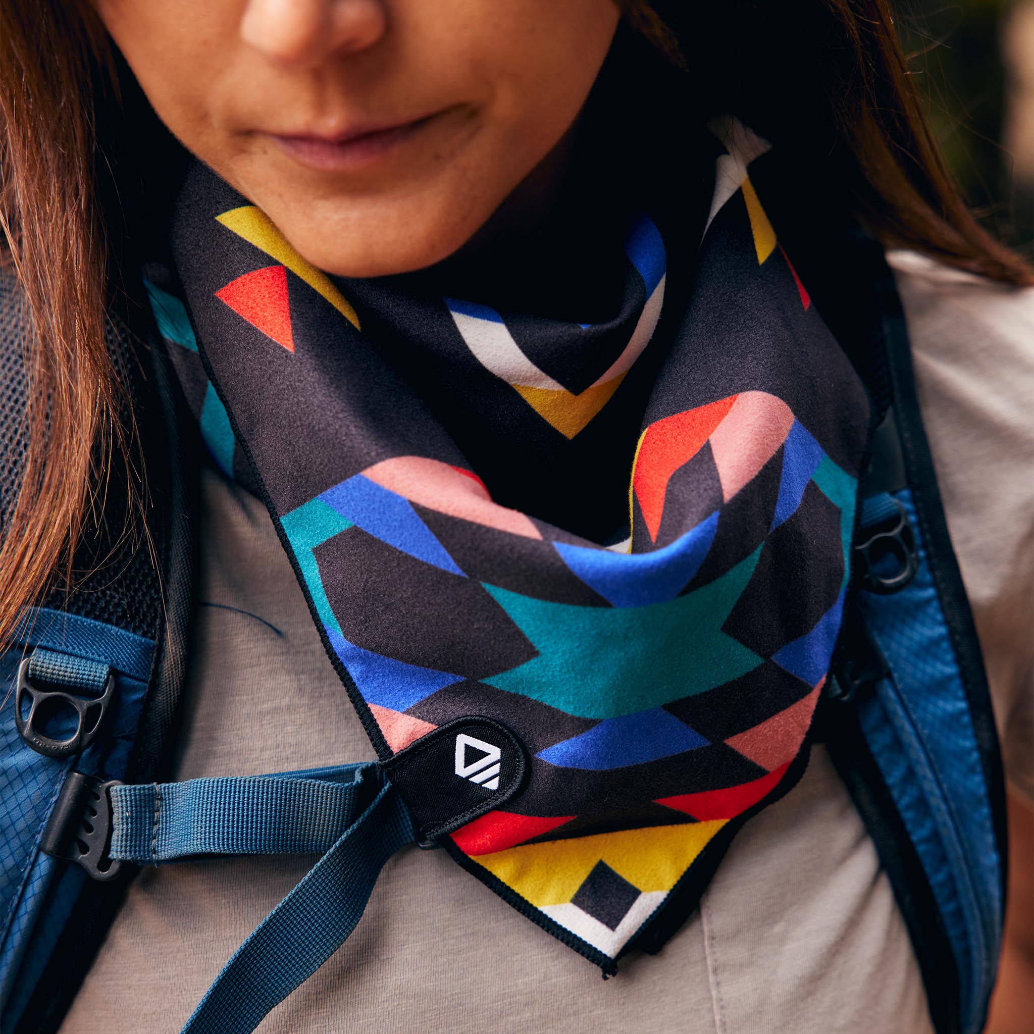 Bandana Towel: Cascades Multi - Nomadix