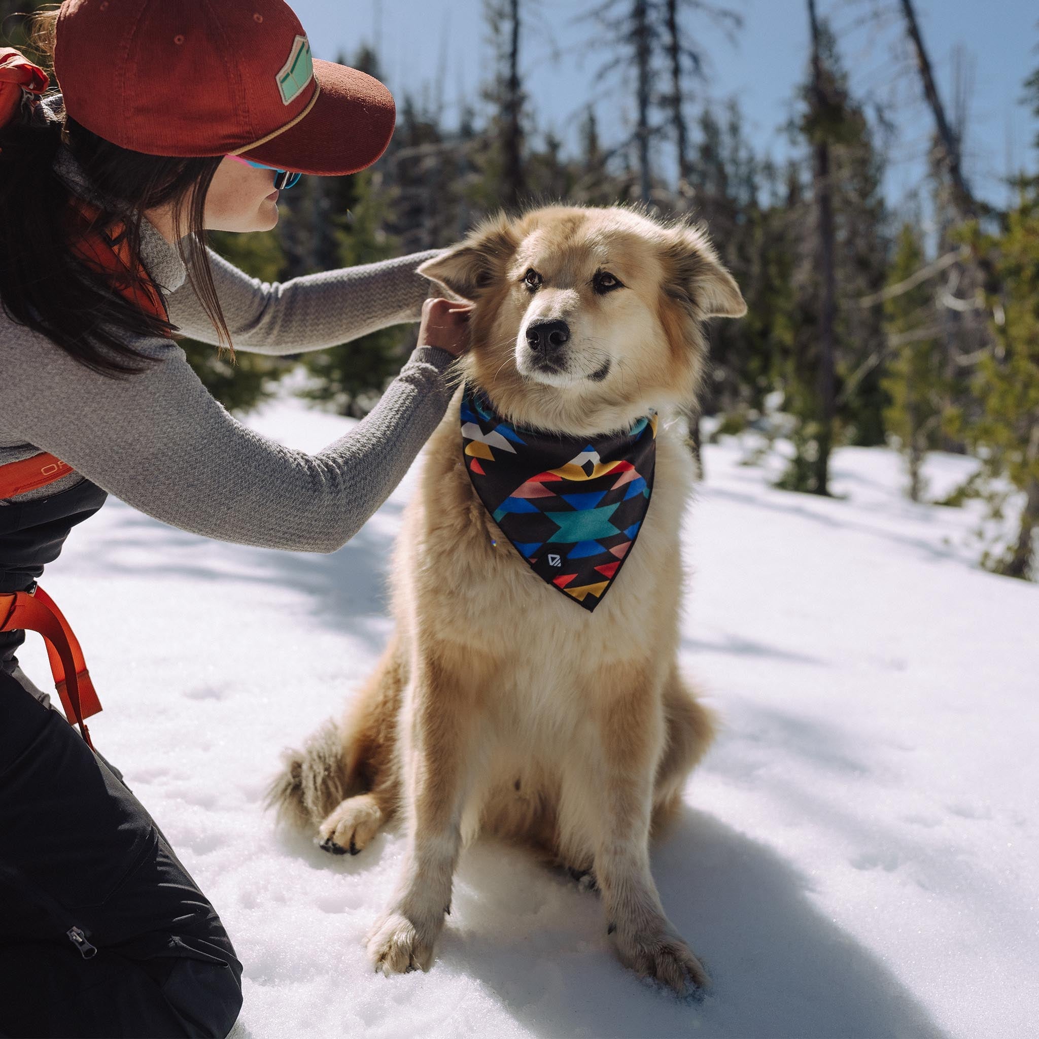 Bandana Towel: Cascades Multi - Nomadix