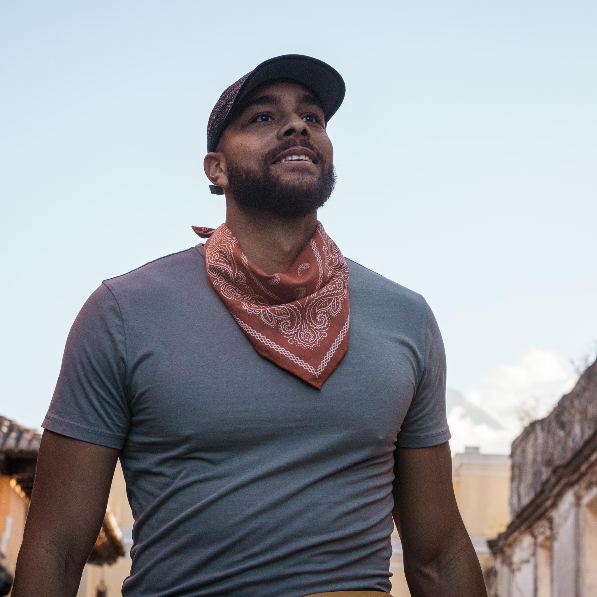 Bandana Towel: Paisley Red - Nomadix