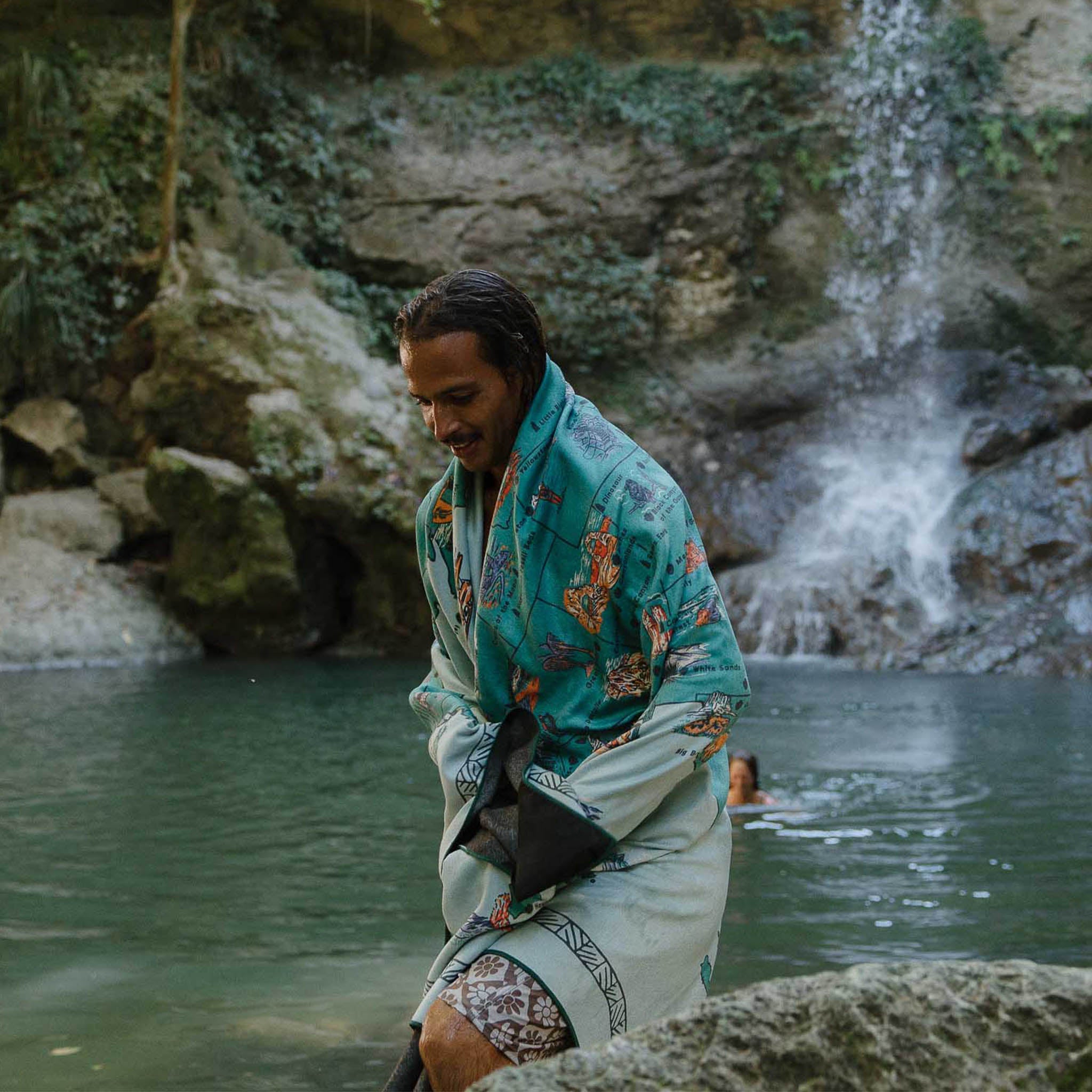 Blanket Towel: National Parks and Monuments Map - Nomadix