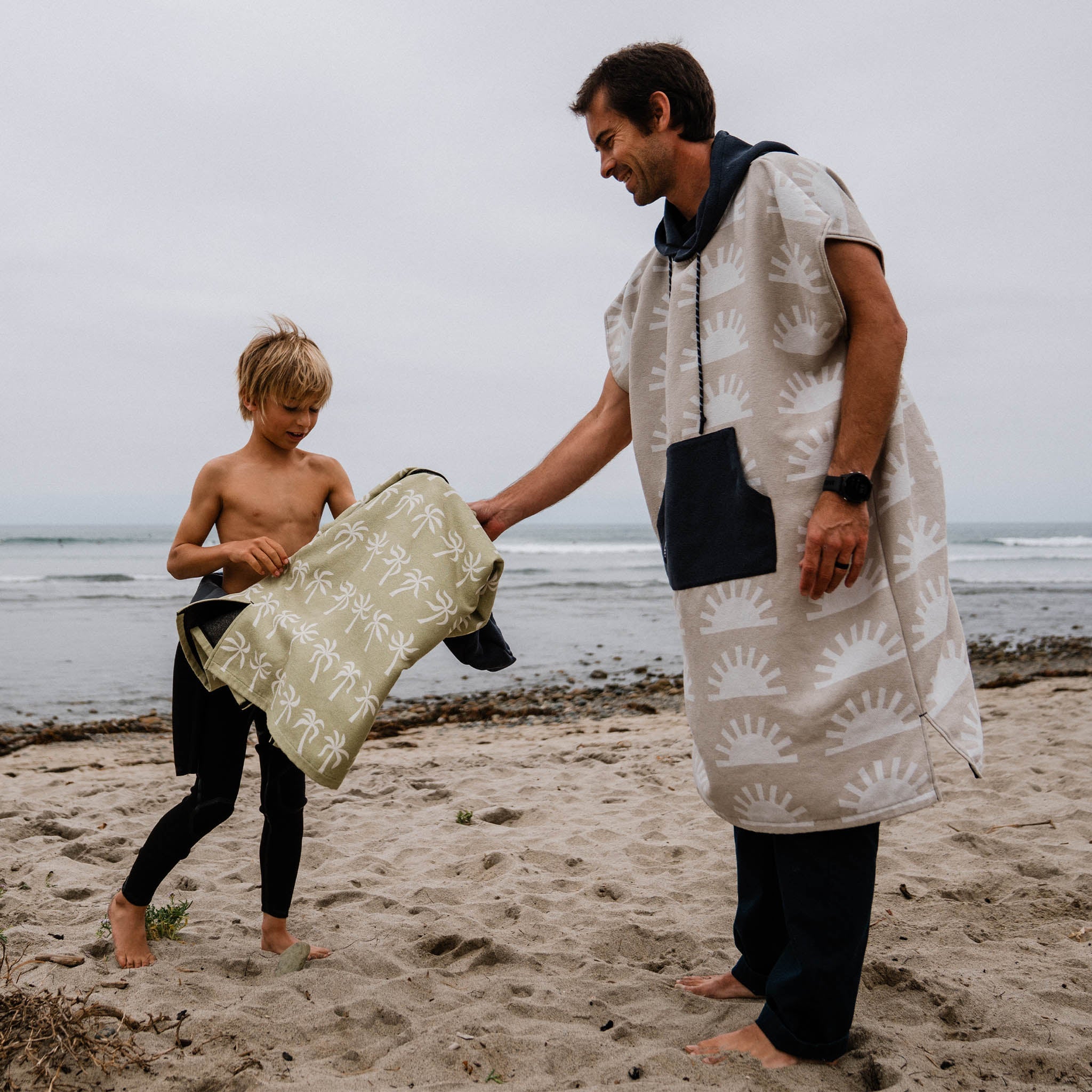 Changing Poncho: Sunshine Sandy Beige - Nomadix