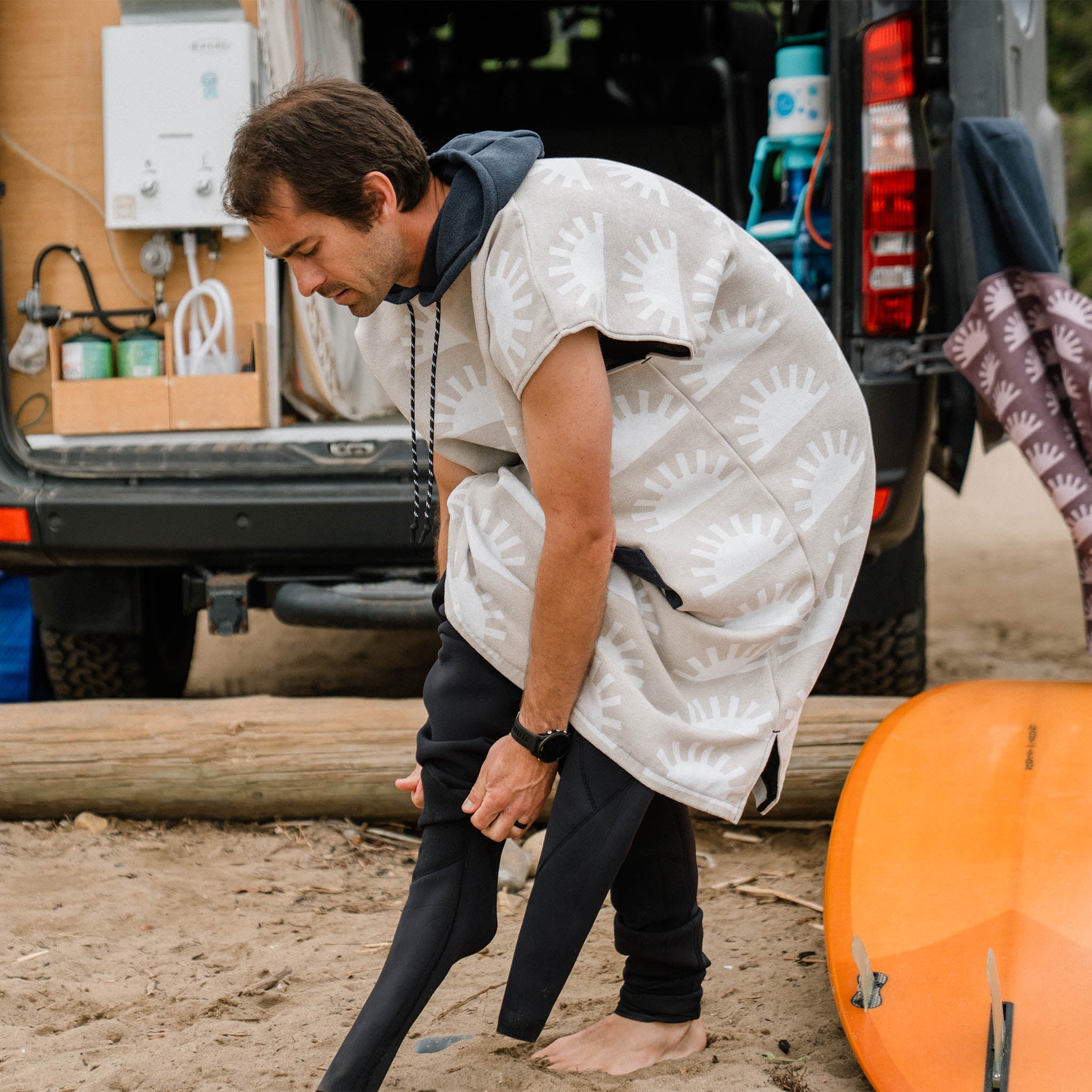 Changing Poncho: Sunshine Sandy Beige - Nomadix