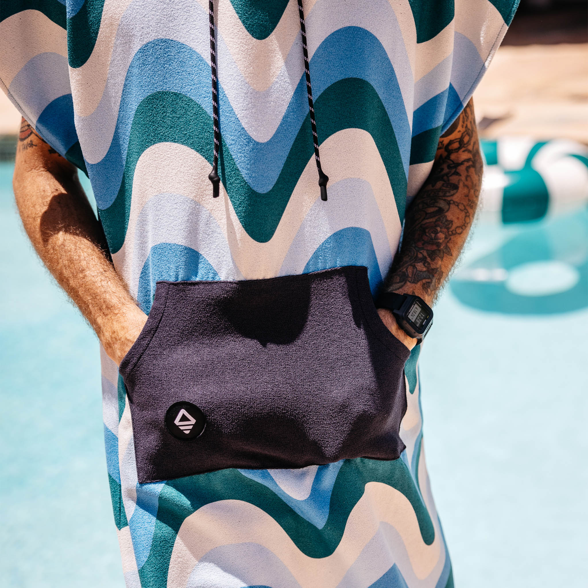 Changing Poncho: Wave Blue - Nomadix