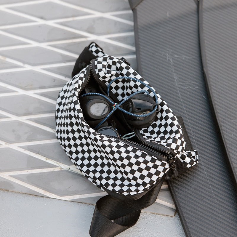 Fanny Pack: Check Black - Nomadix