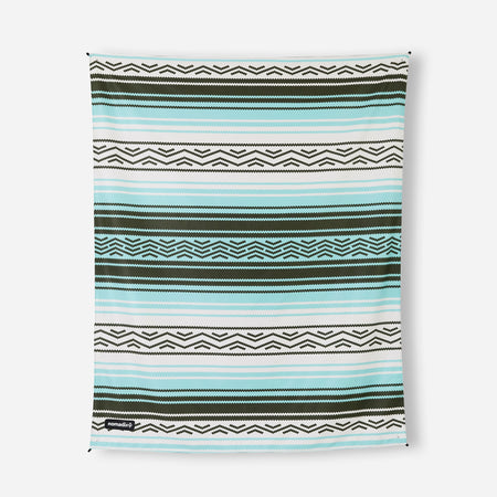 Baja Aqua Festival Blanket | Aqua Blue Outdoor Blanket – Nomadix