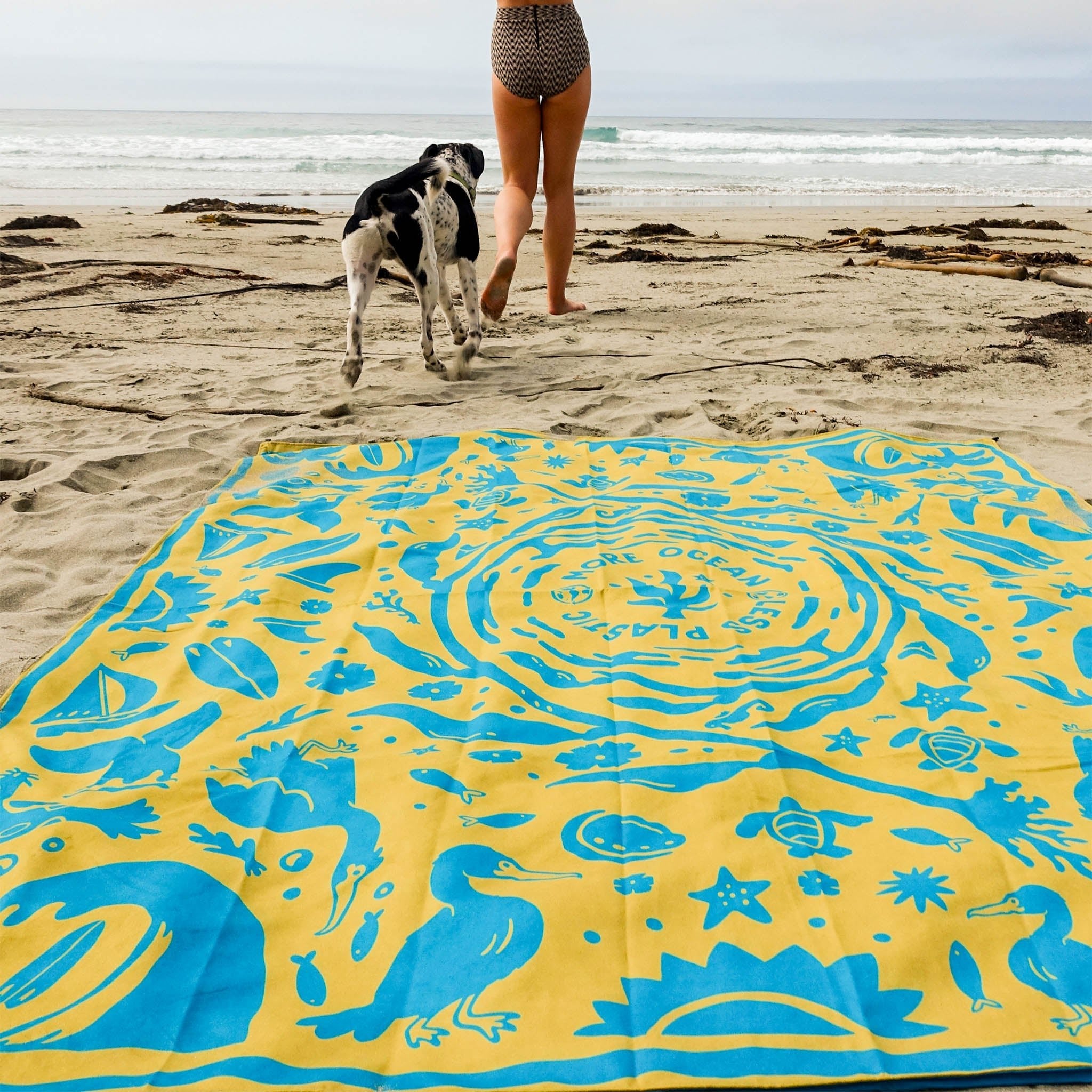 Festival Blanket: Nomadix x 5 Gyres: Kelp Swirl - Nomadix