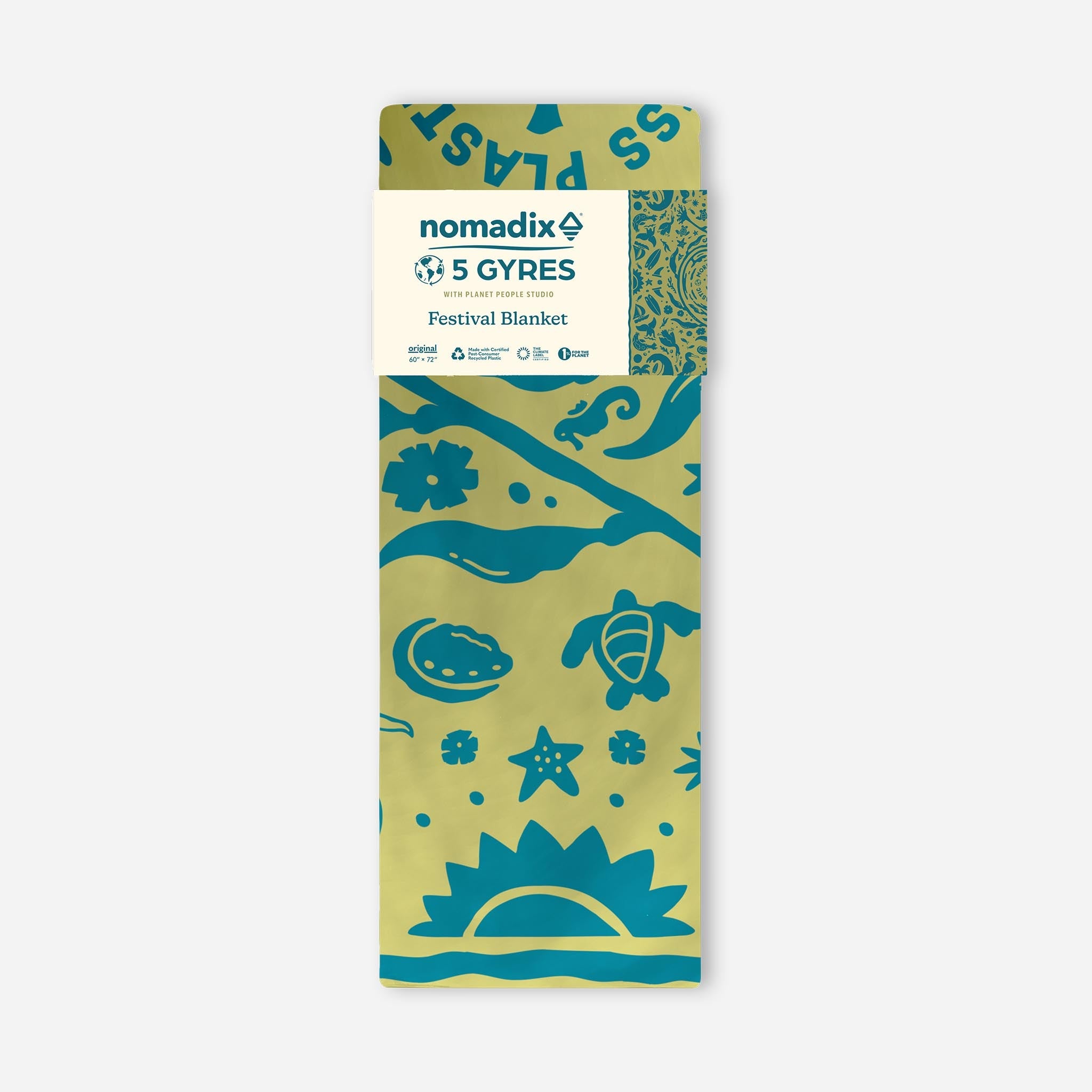 Festival Blanket: Nomadix x 5 Gyres: Kelp Swirl - Nomadix