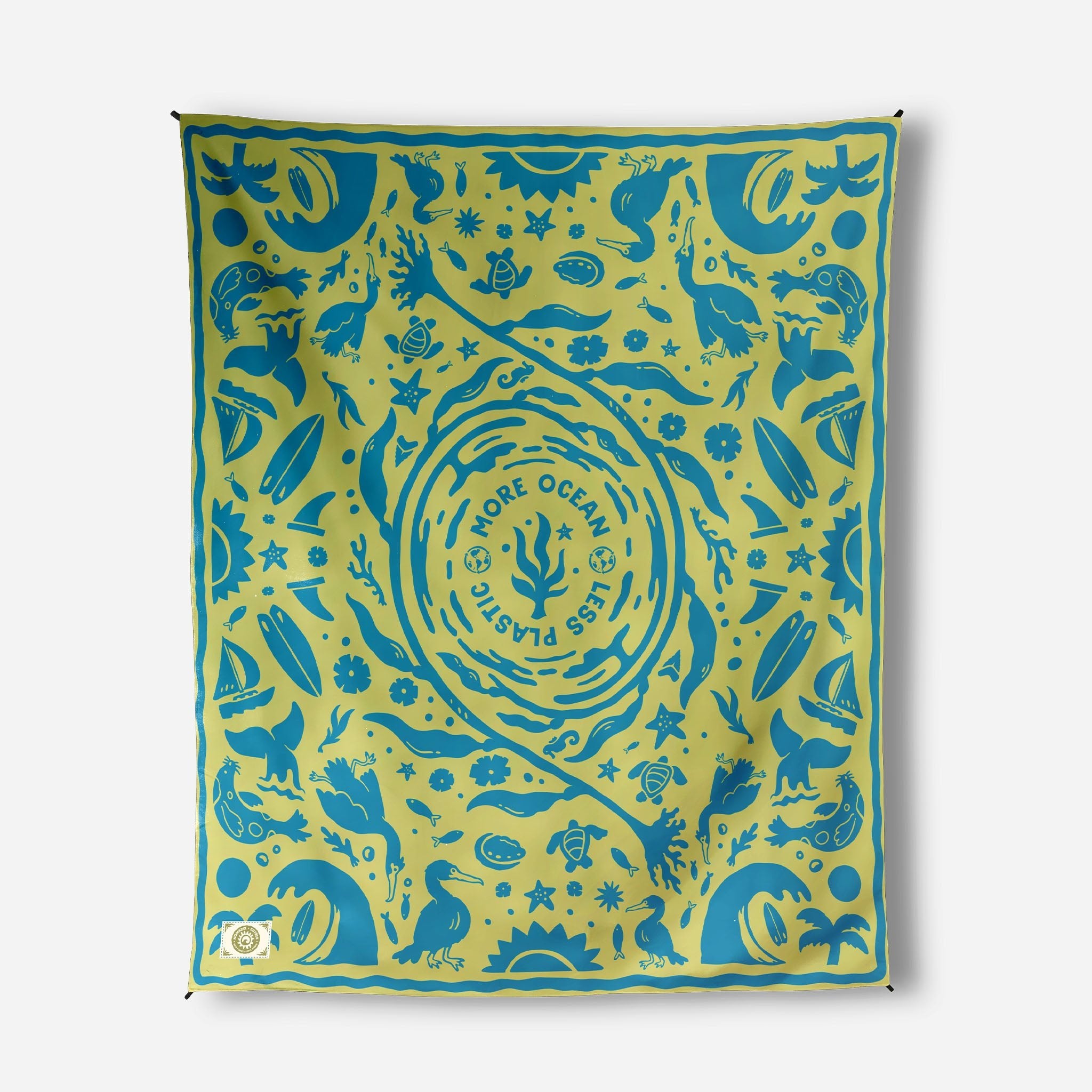Festival Blanket: Nomadix x 5 Gyres: Kelp Swirl - Nomadix