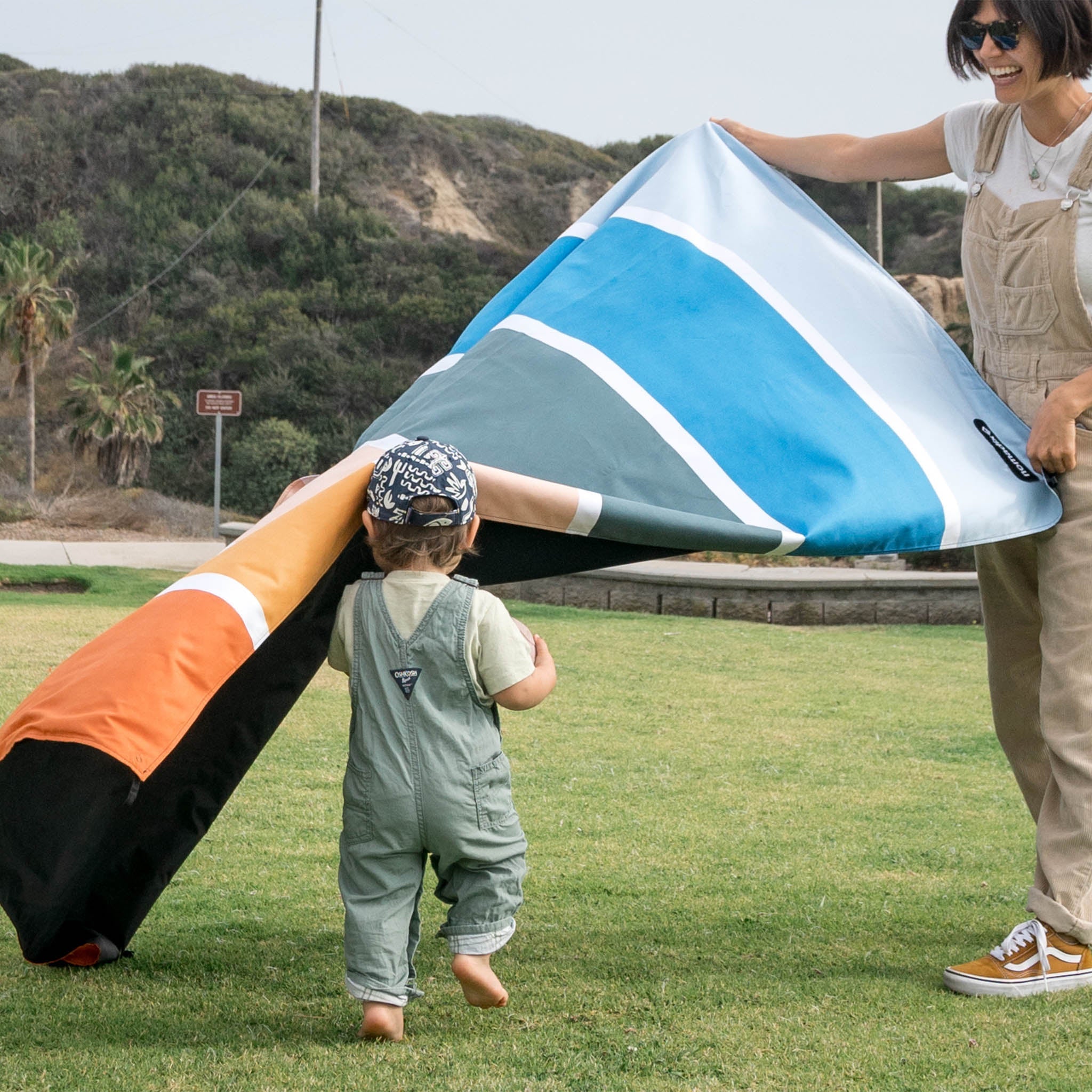 Stripes Retro Festival Blanket for Camping, Picnics, & Van Life