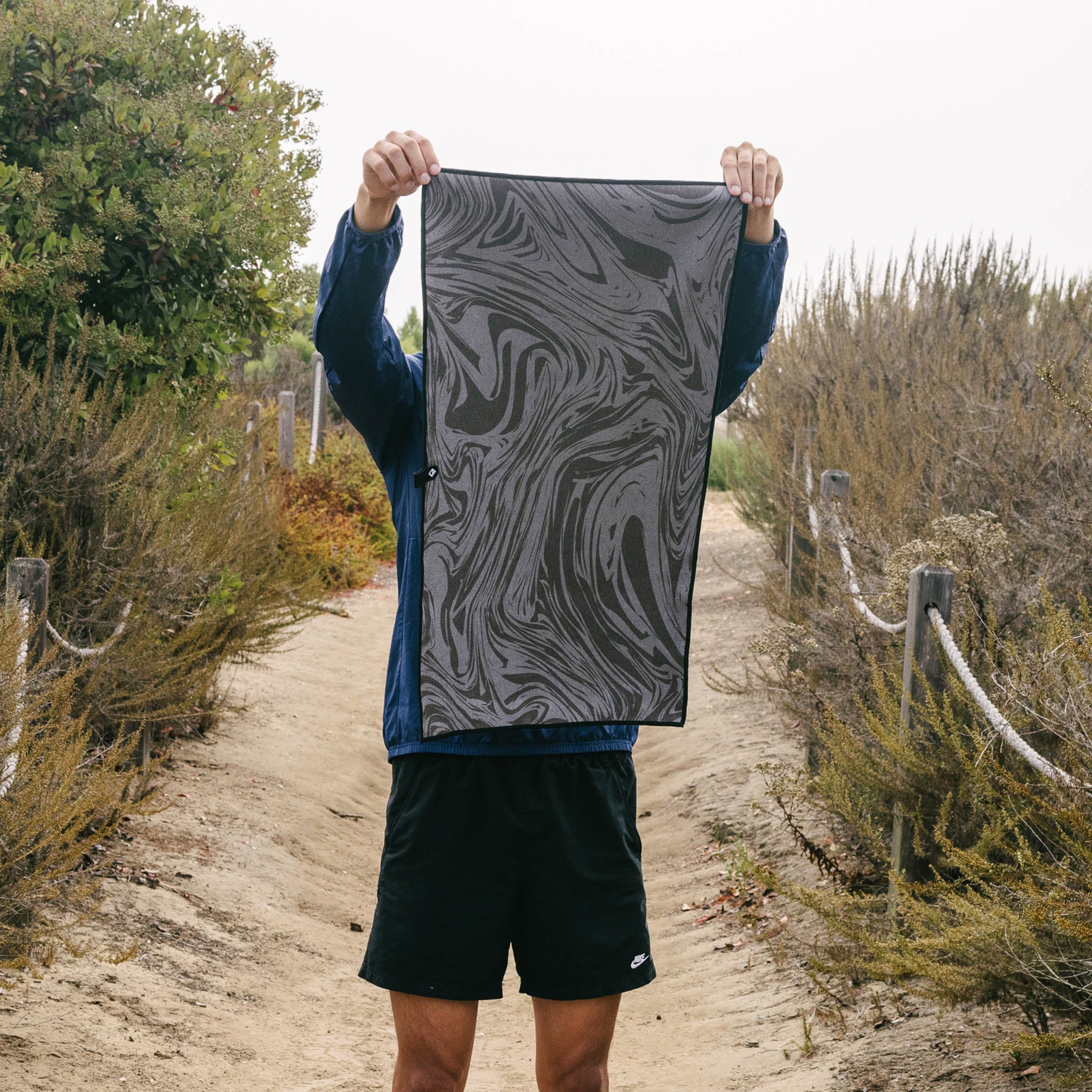 Fitness Towel: Flow Grey - Nomadix
