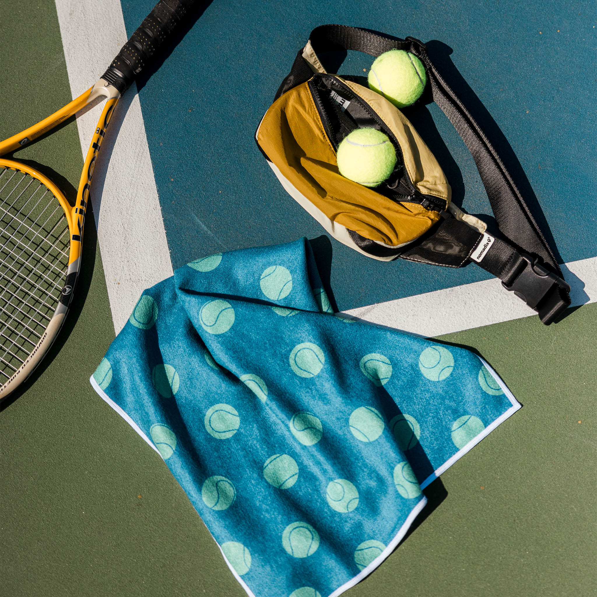 Fitness Towel: Love Love Blue - Nomadix