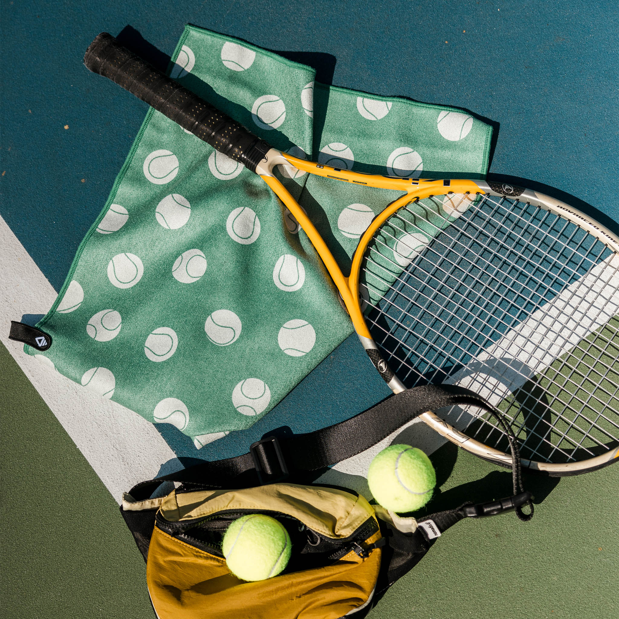 Fitness Towel: Love Love Green - Nomadix