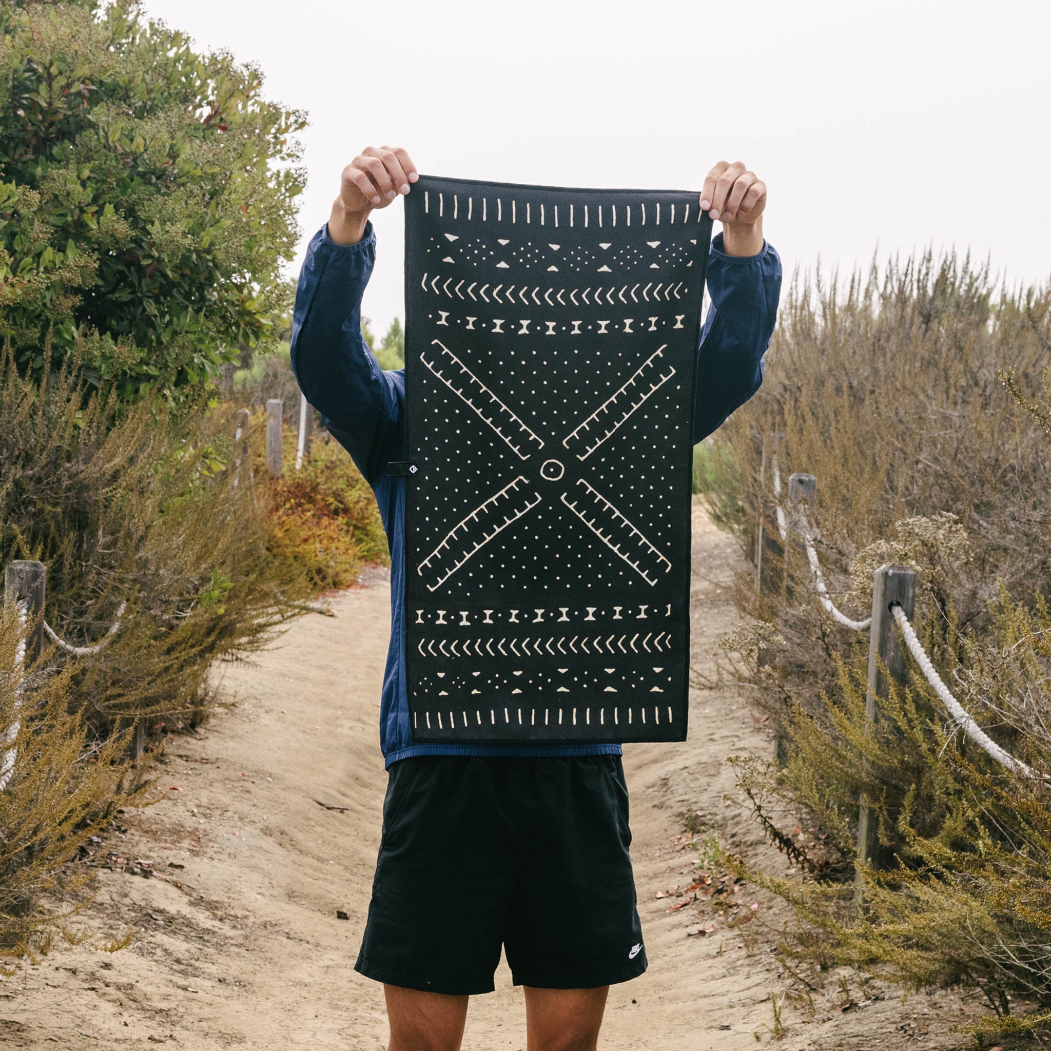 Fitness Towel: Mud Cloth - Nomadix