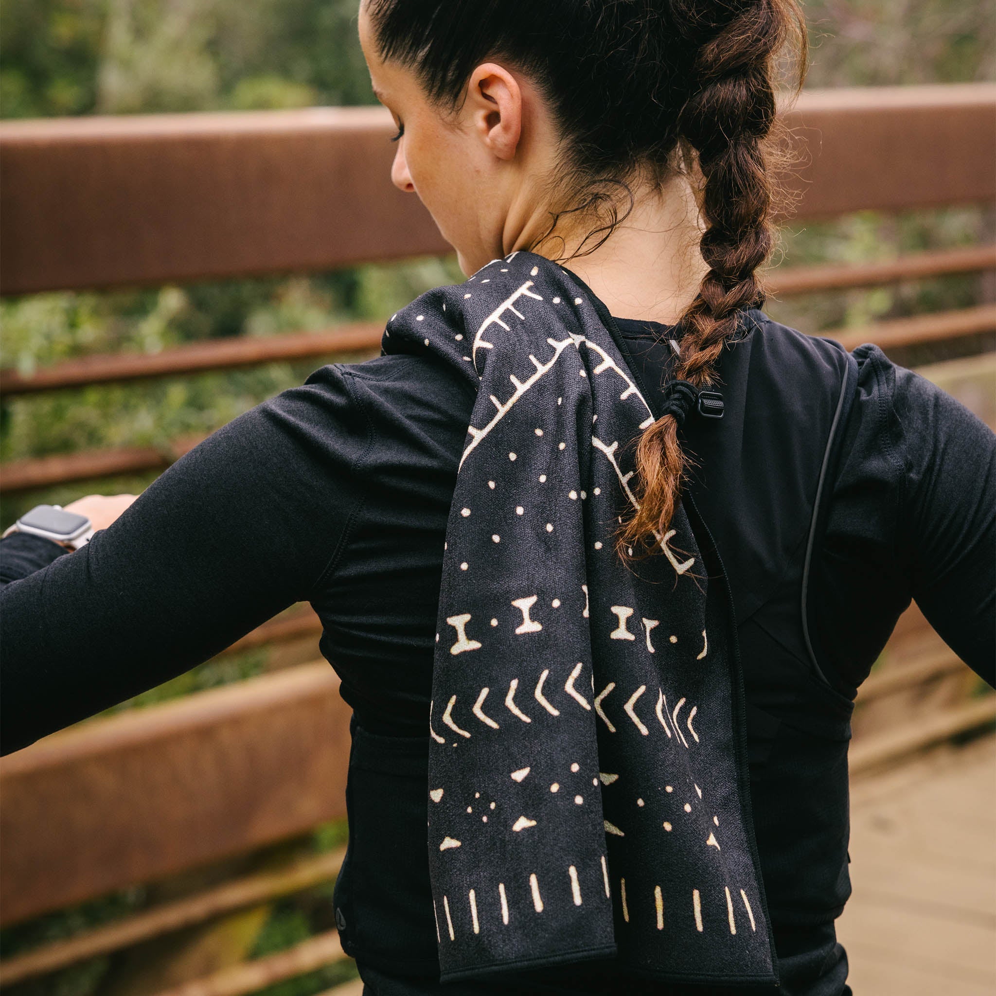 Fitness Towel: Mud Cloth - Nomadix